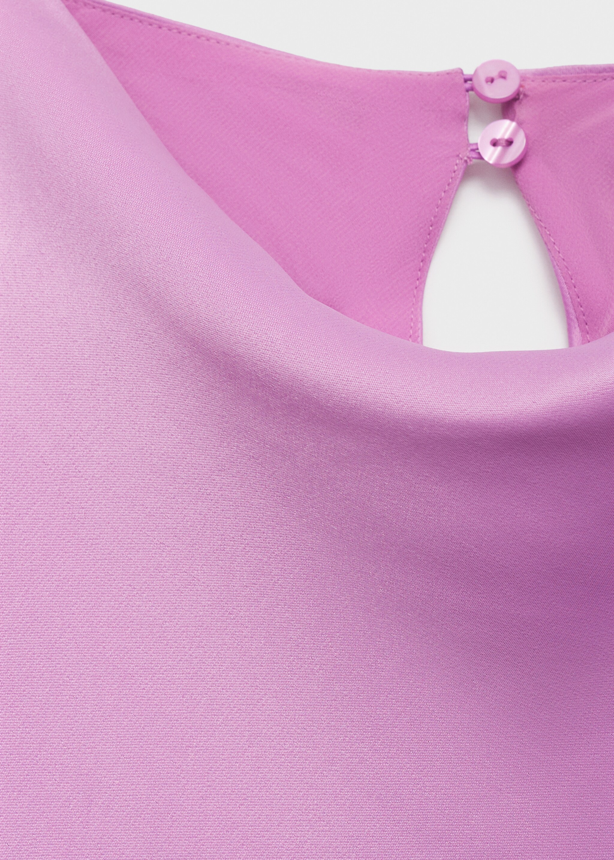 Vestido midi satinado - Detalle del artículo 8, Morado claro/pastel. Ref: 87009095-00.