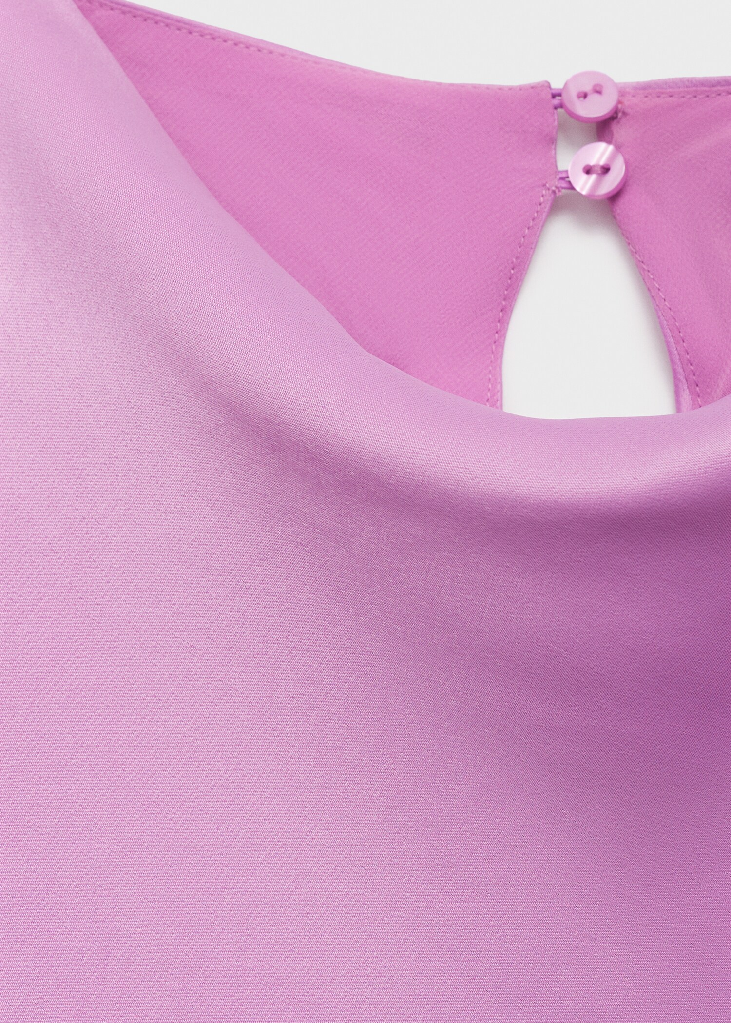 Vestido midi satinado - Detalle del artículo 8