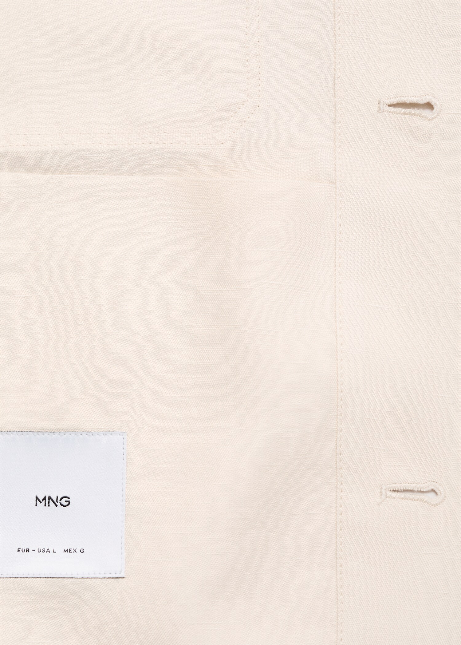 Bowling-style overshirt in a linen blend - Details of the article 0