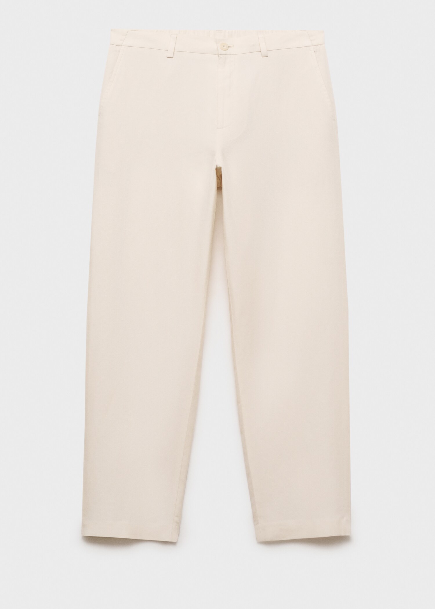 Linen-lyocell blend suit trousers - Article without model