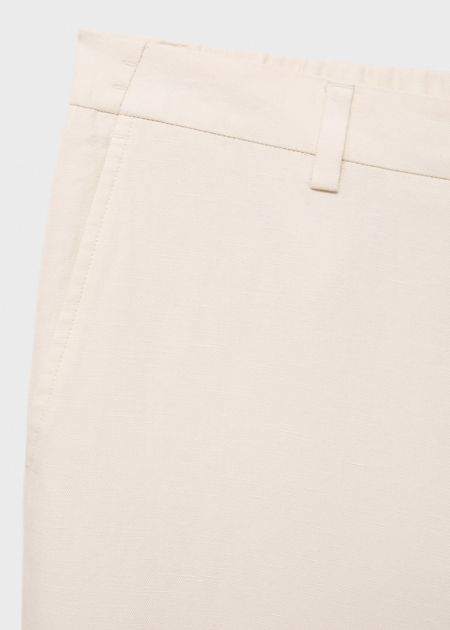 Linen-lyocell blend suit trousers - Details of the article 8