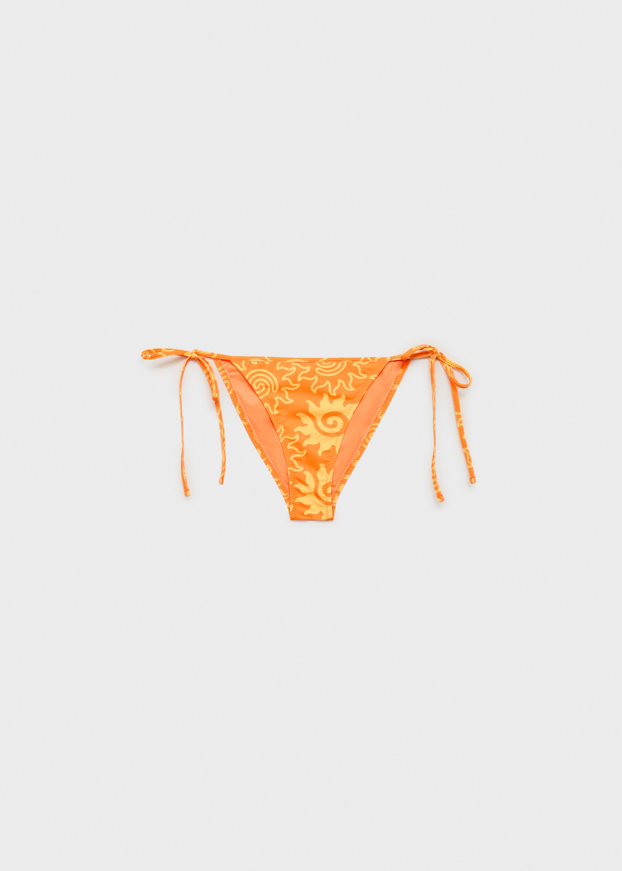 Culotte bikini imprimée - Article sans modèle, Orange. Ref: 87009222-00.