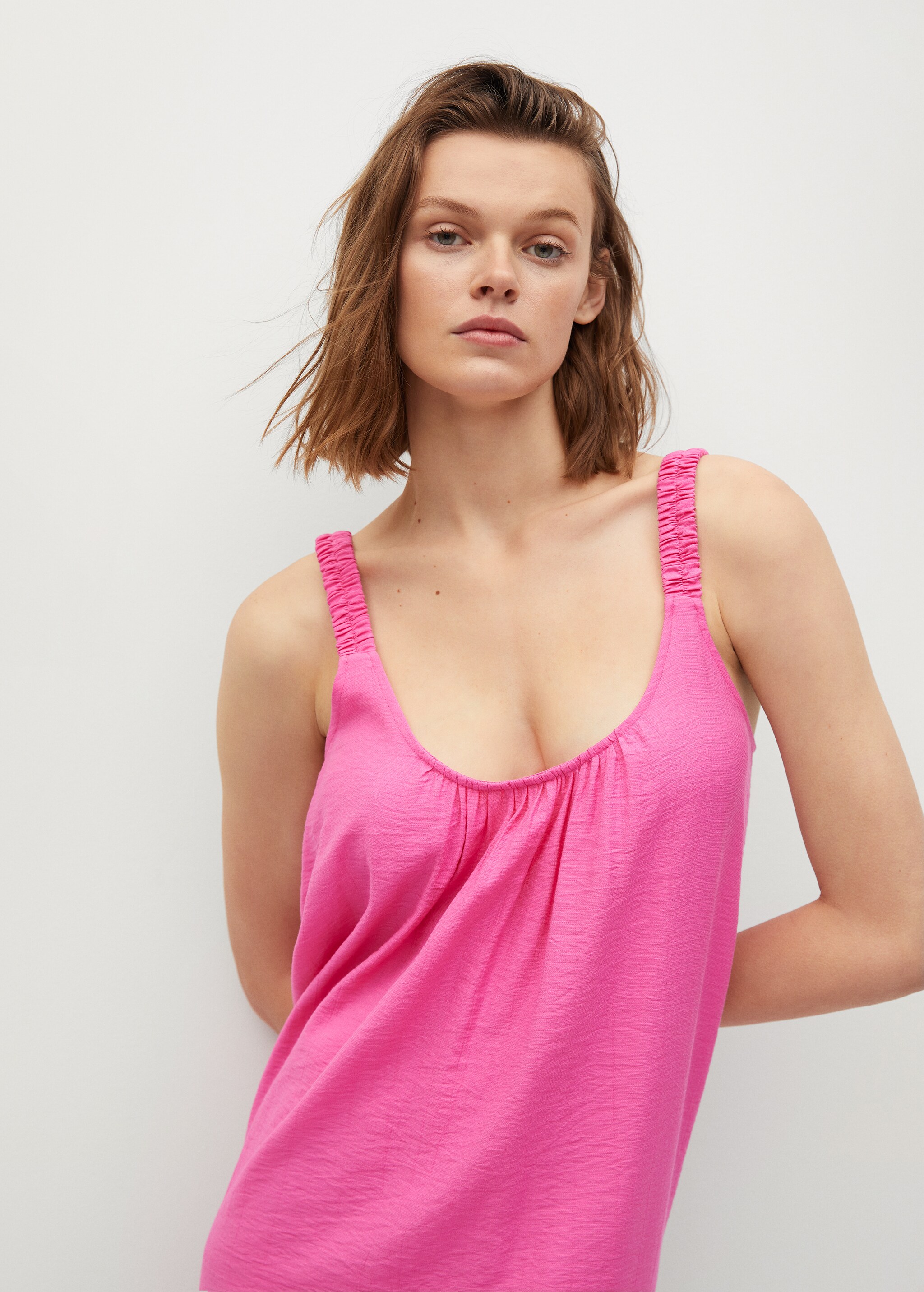 Fluted hem dress - Details of the article 1