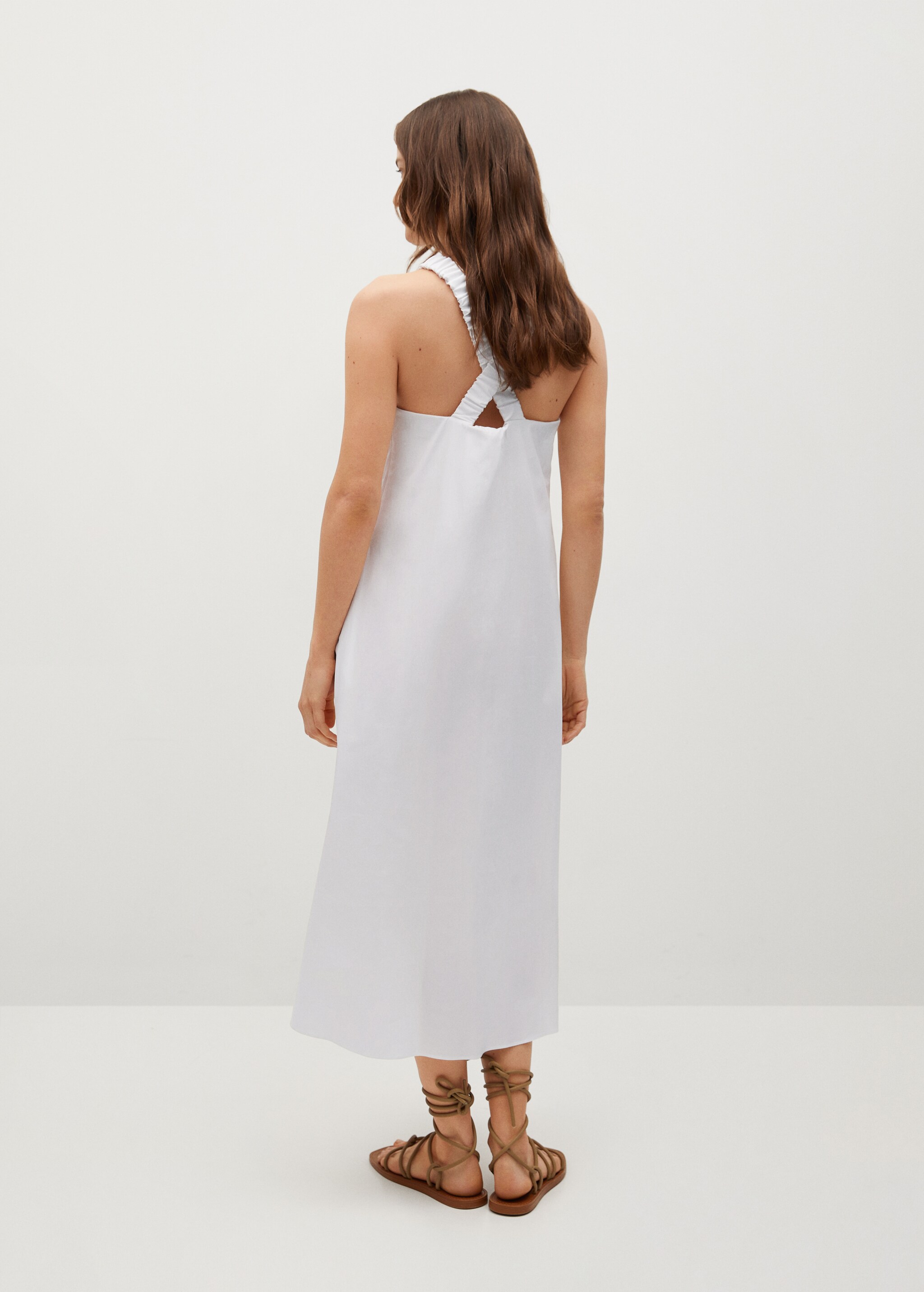 Vestido tirantes cruzados - Reverso del artículo