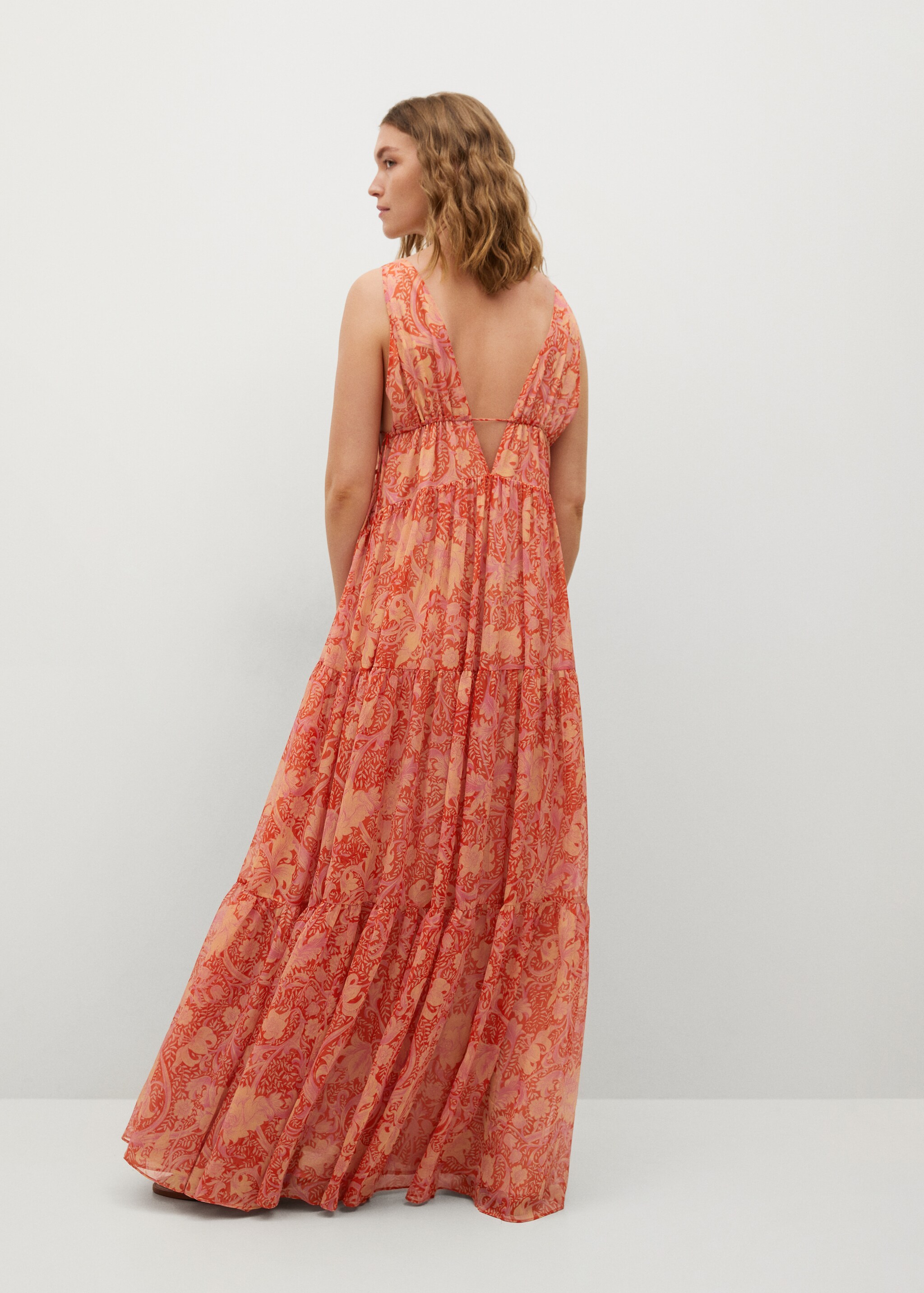 Maxi vestido estampado - Reverso del artículo