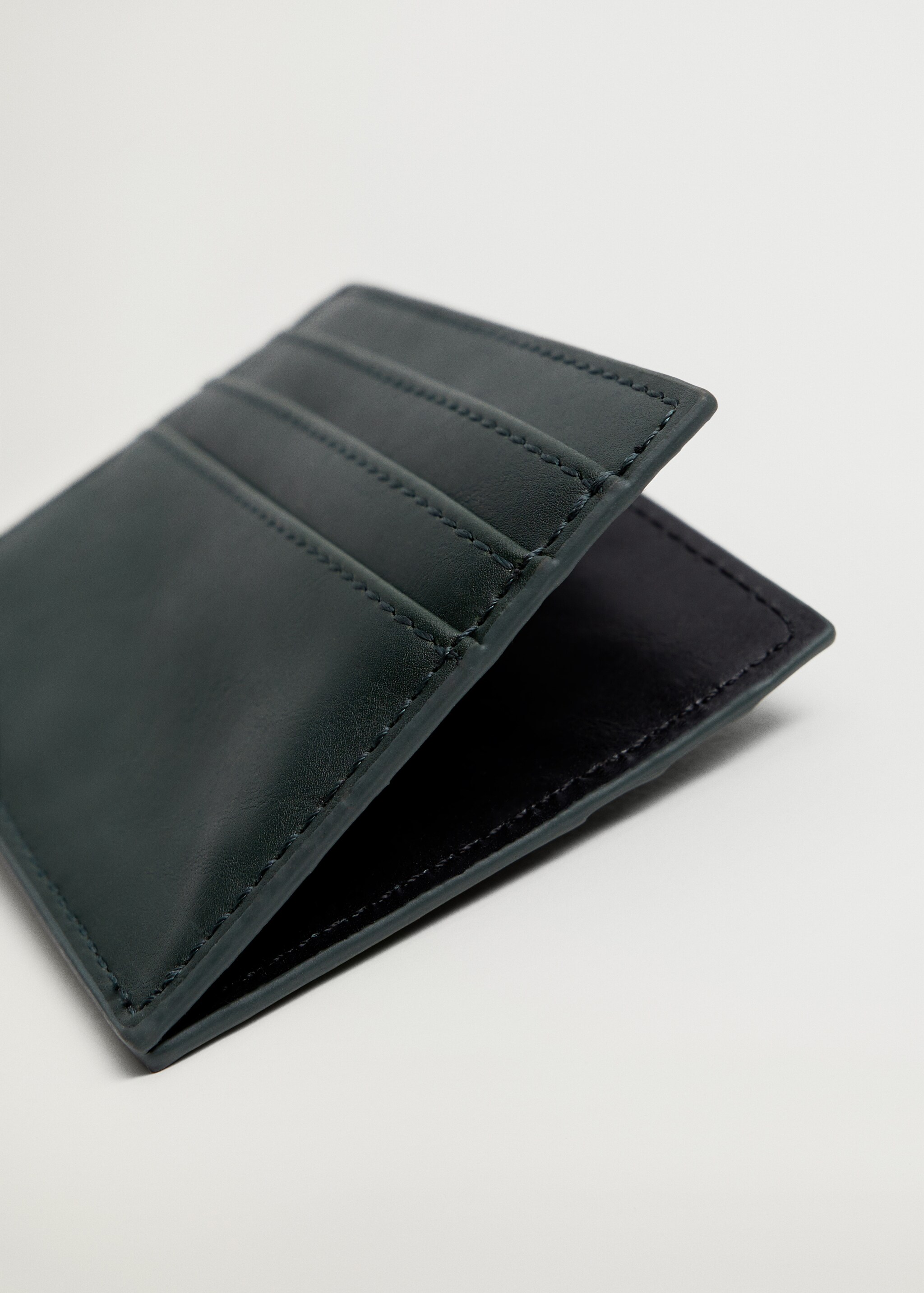Faux leather cardholder - Medium plane