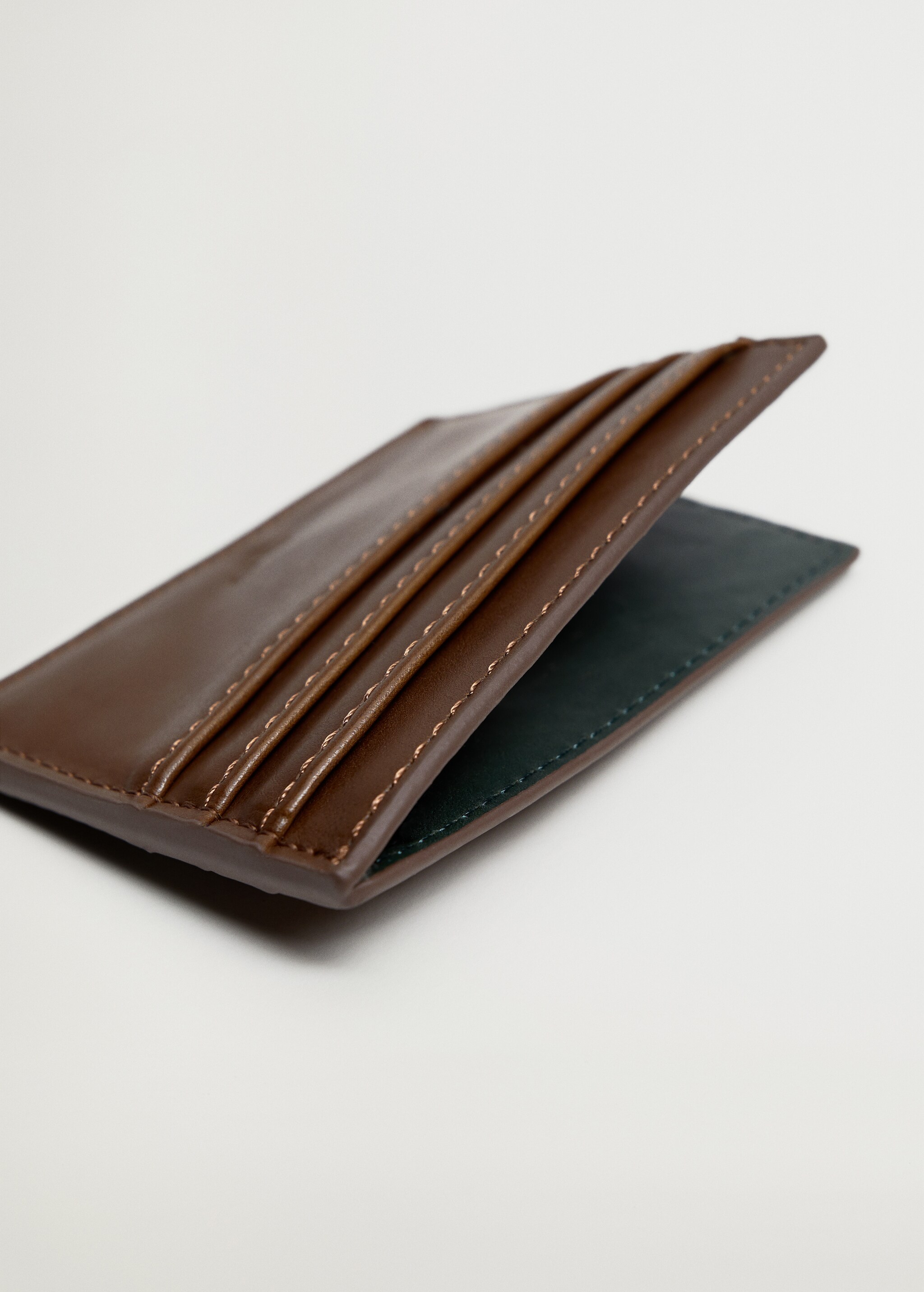 Faux leather cardholder - Medium plane