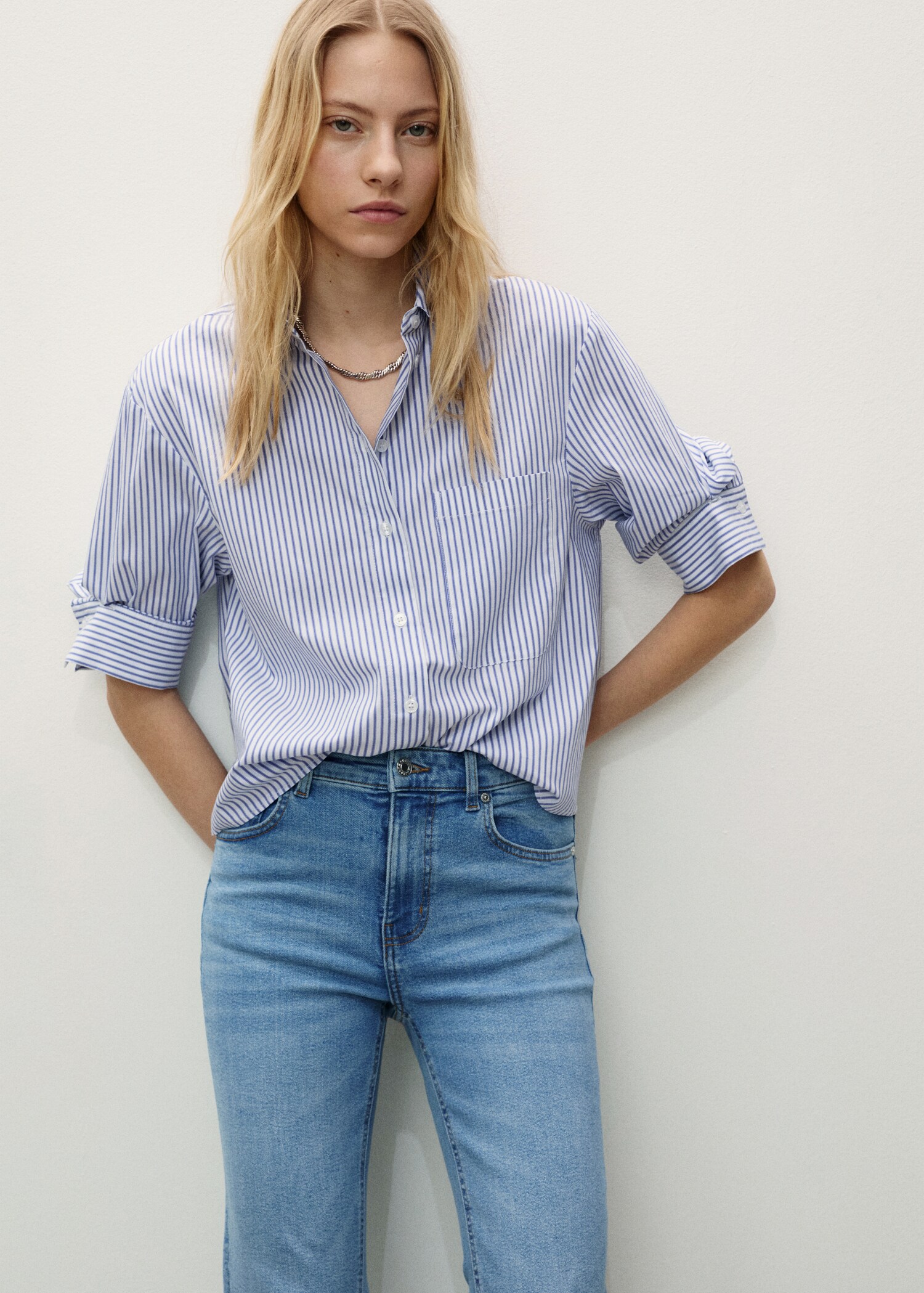 Sienna flared cropped jeans - Details of the article 1