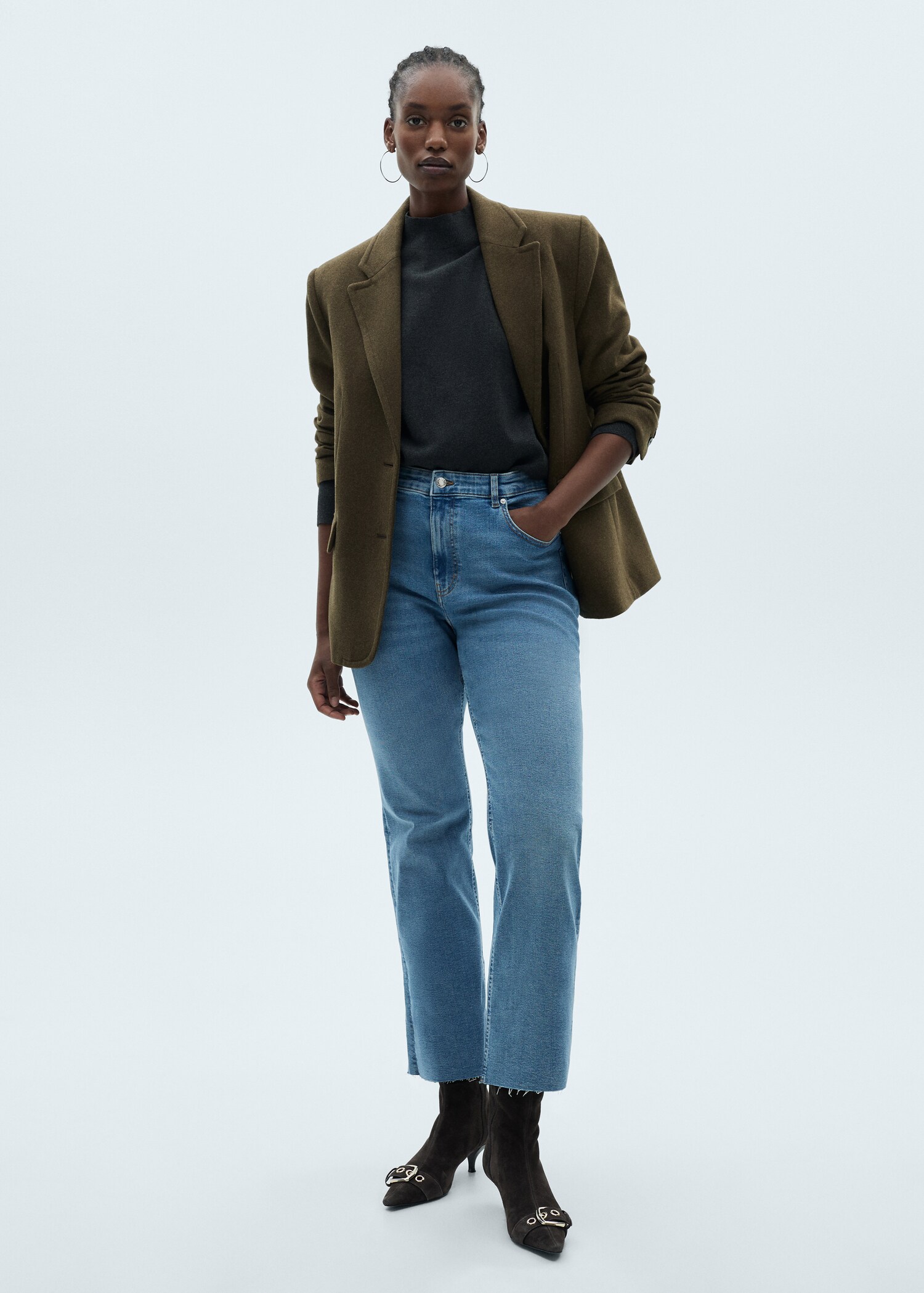 Sienna flared cropped jeans - Details of the article 3