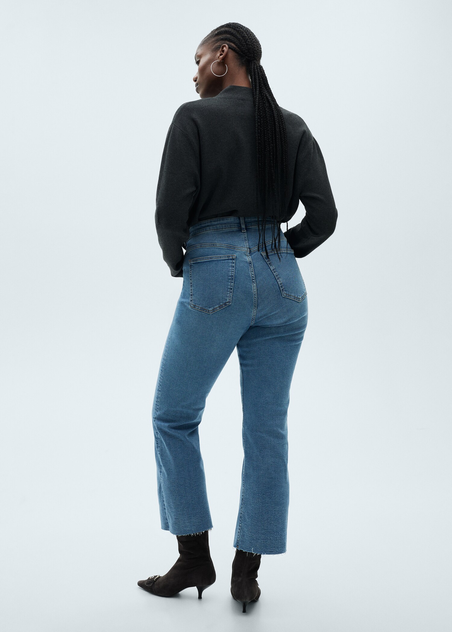 Sienna flared cropped jeans - Details of the article 4
