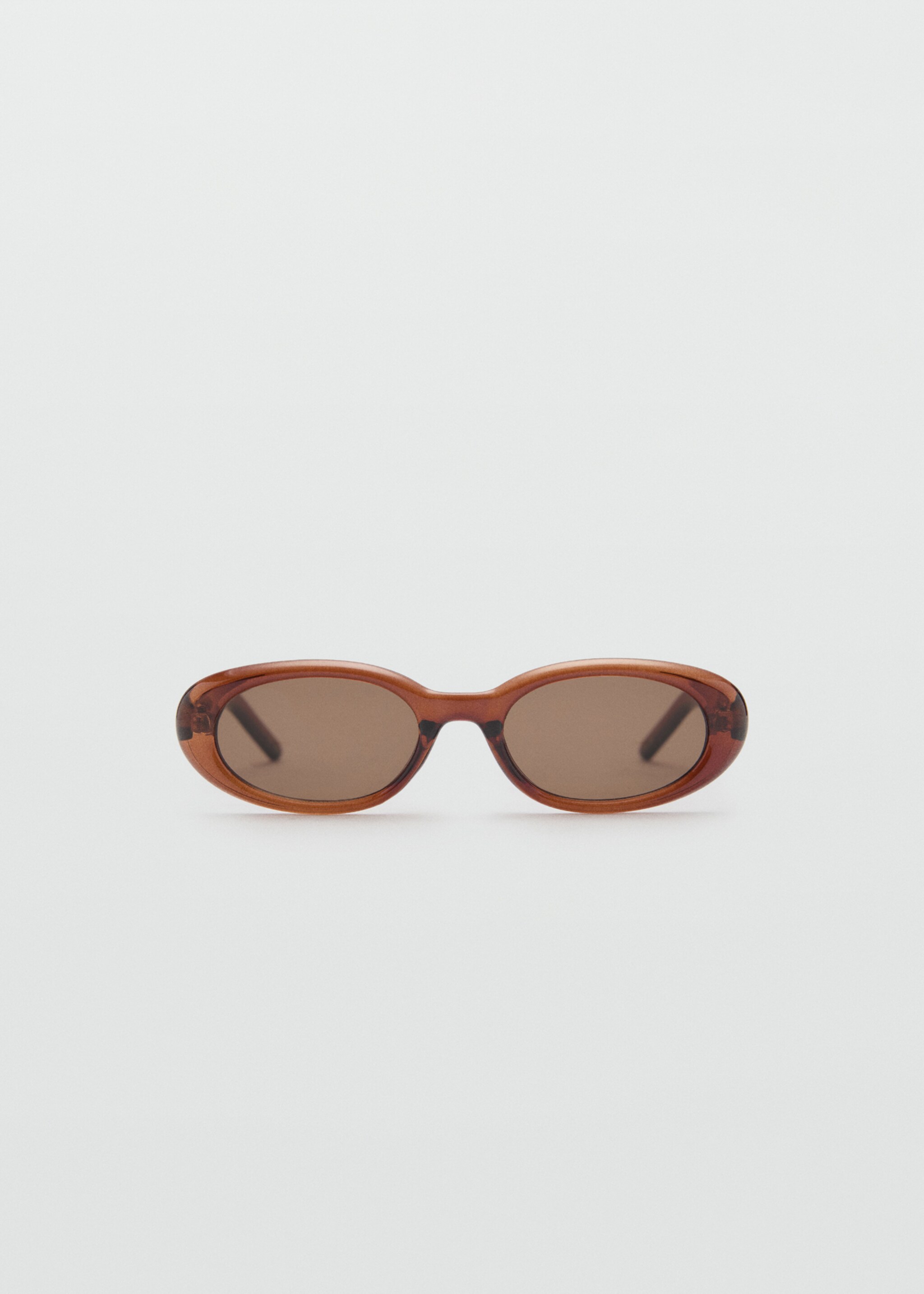 Gafas de sol montura ovalada - Artículo sin modelo, Marrón. Ref: 87010232-00.