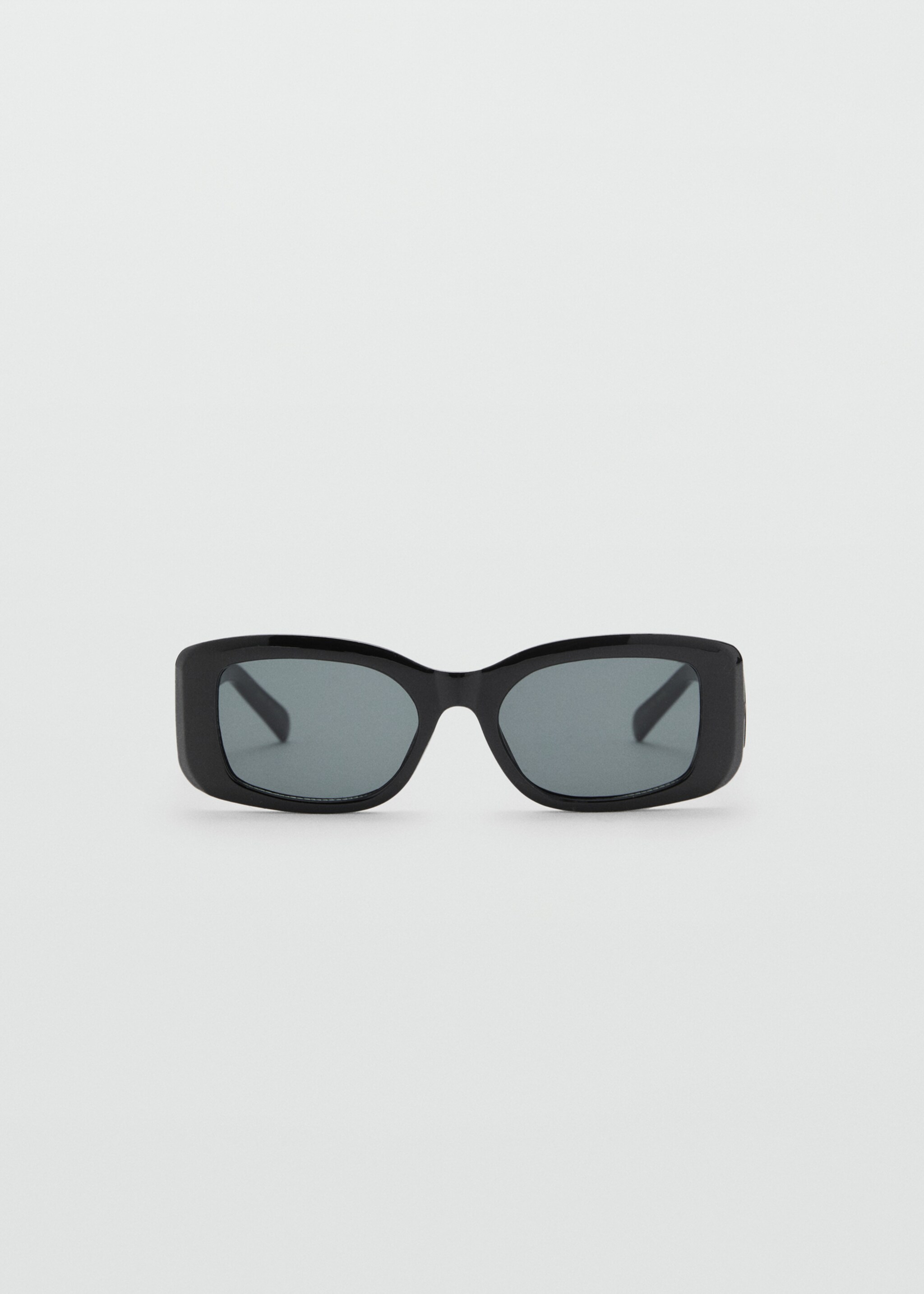 Squared frame sunglasses - Article without model, Black. Ref: 87010233-00.