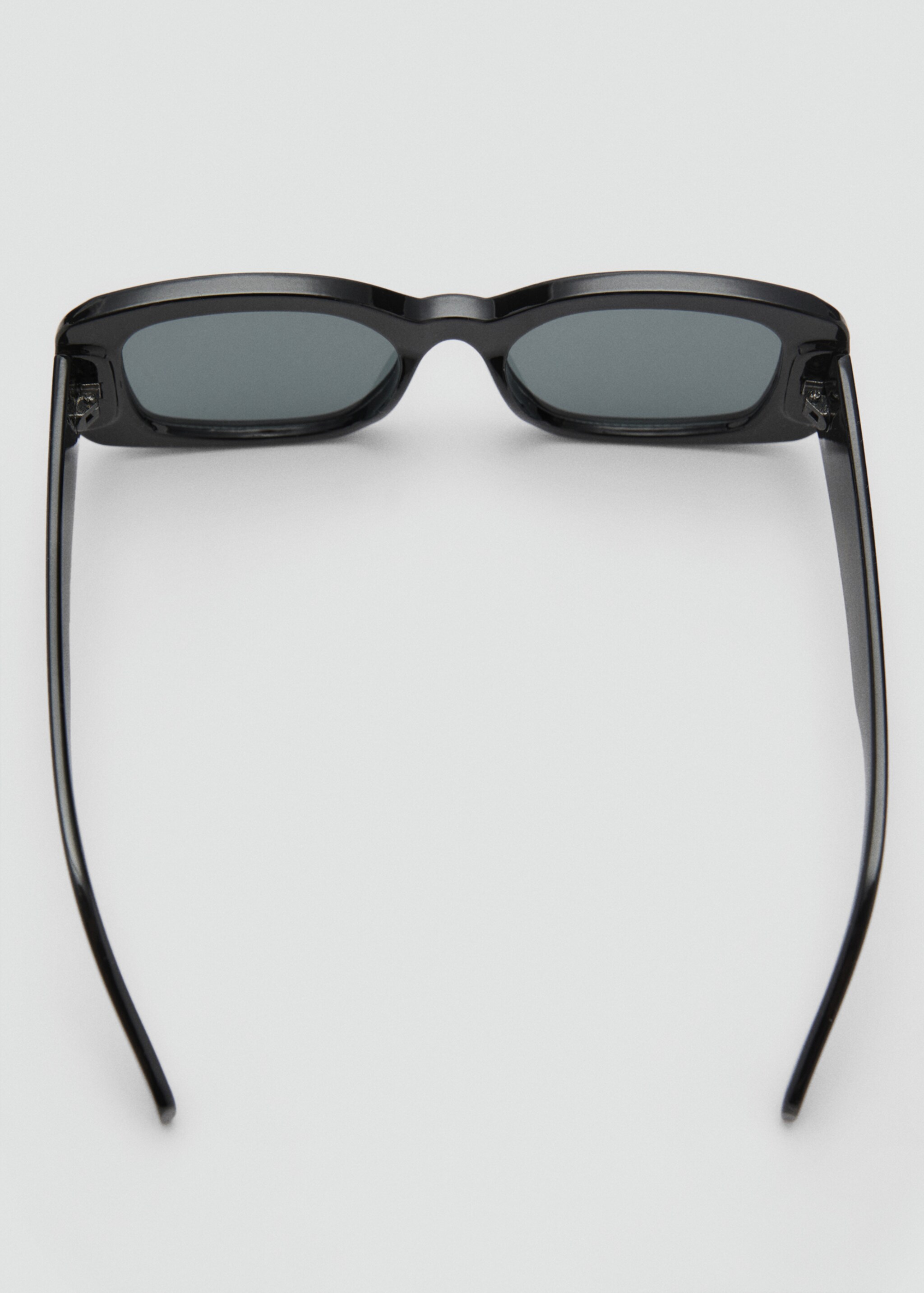 Squared frame sunglasses - Details of the article 1, Black. Ref: 87010233-00.
