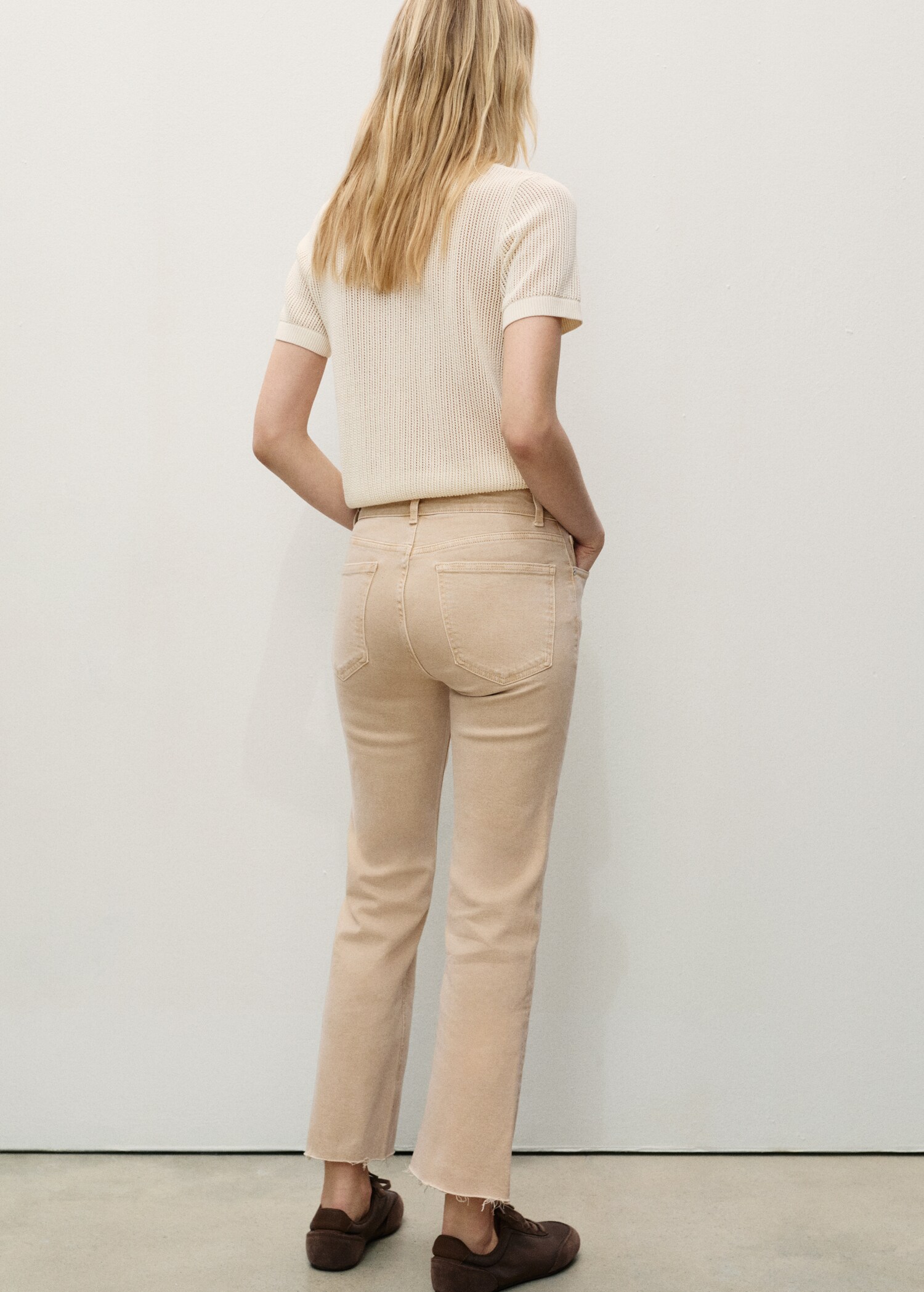 Sienna flared cropped jeans - Reverse of the article