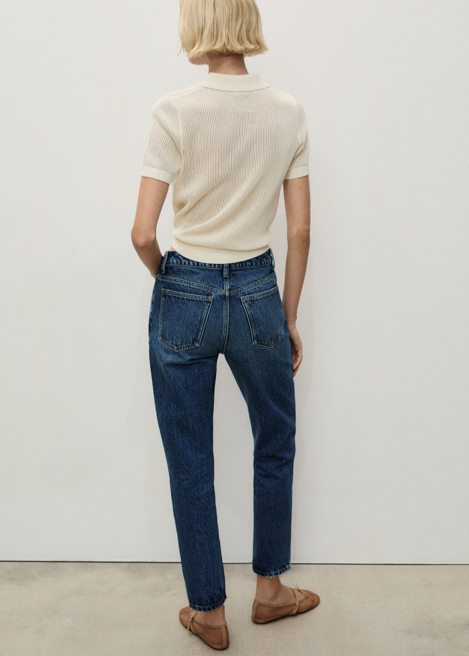 Mom2000 high-rise jeans - Reverse of the article