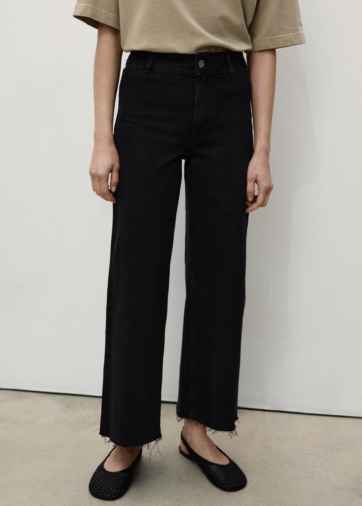 Catherin culotte high-rise jeans - Medium plane