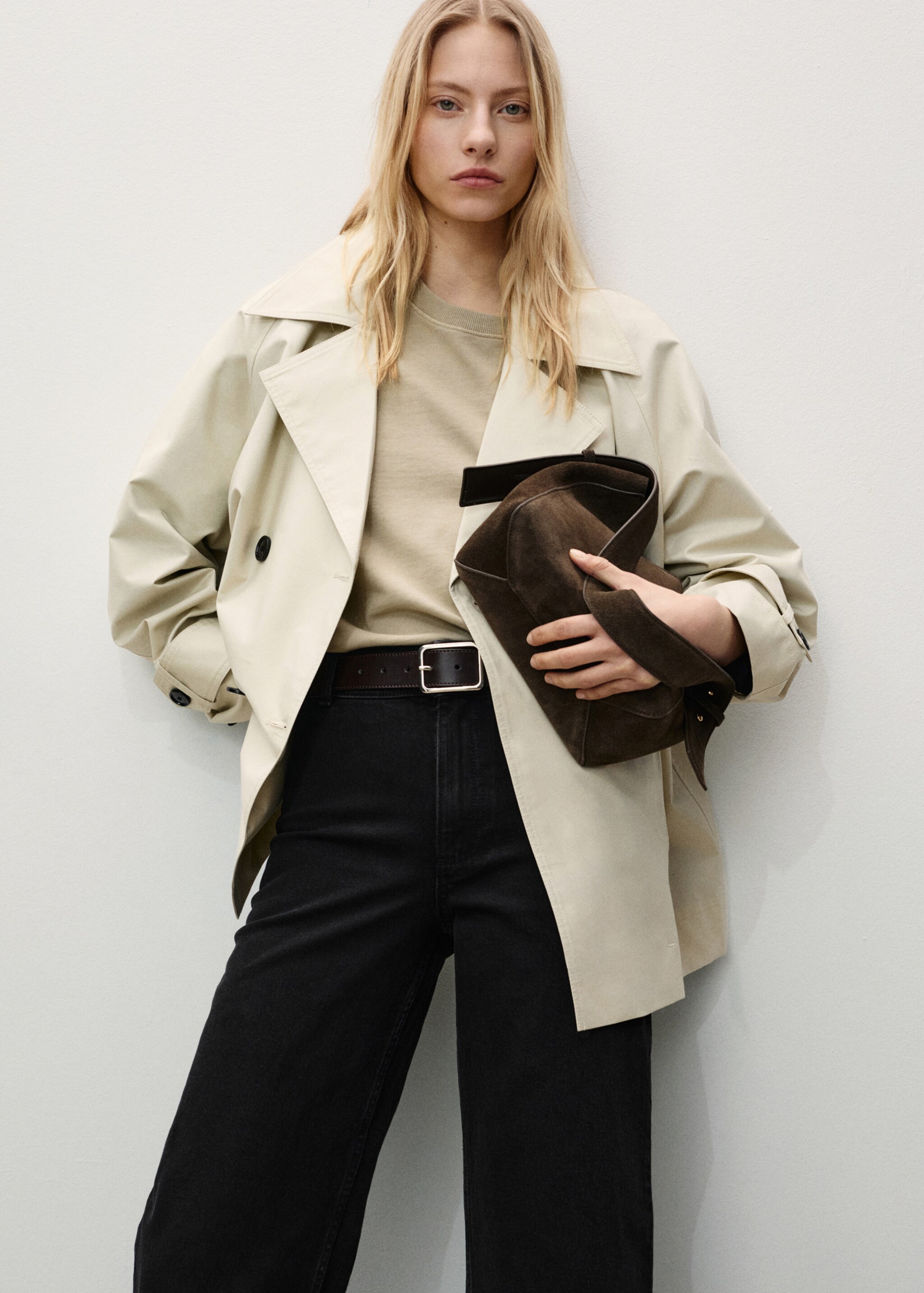 Jean style jupe-culotte Catherin taille haute - Détail de l'article 1, Black denim. Ref: 87010243-00.