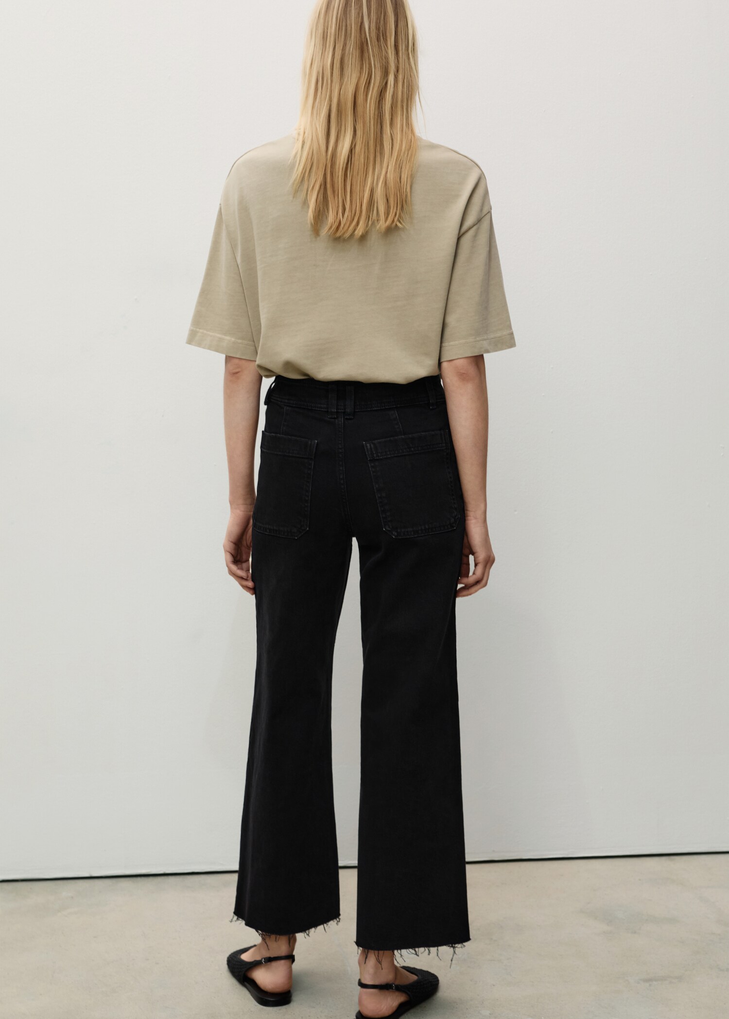 Catherin culotte high-rise jeans - Reverse of the article
