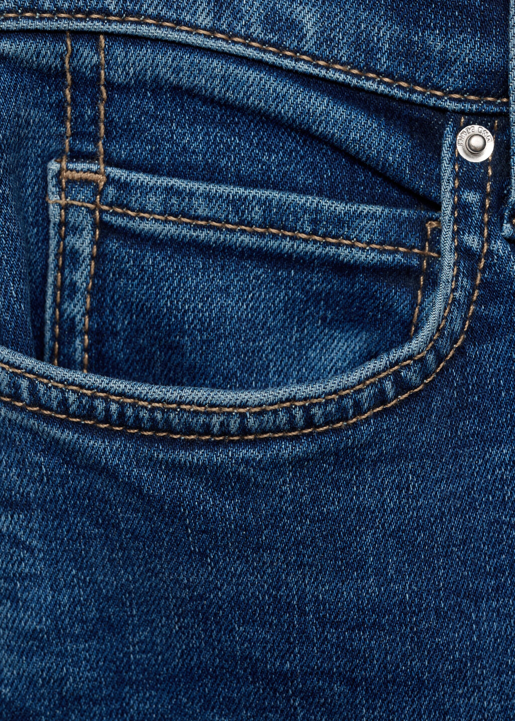 Mid-rise skinny jeans - Details of the article 0, Dark Blue. Ref: 87010248-00.
