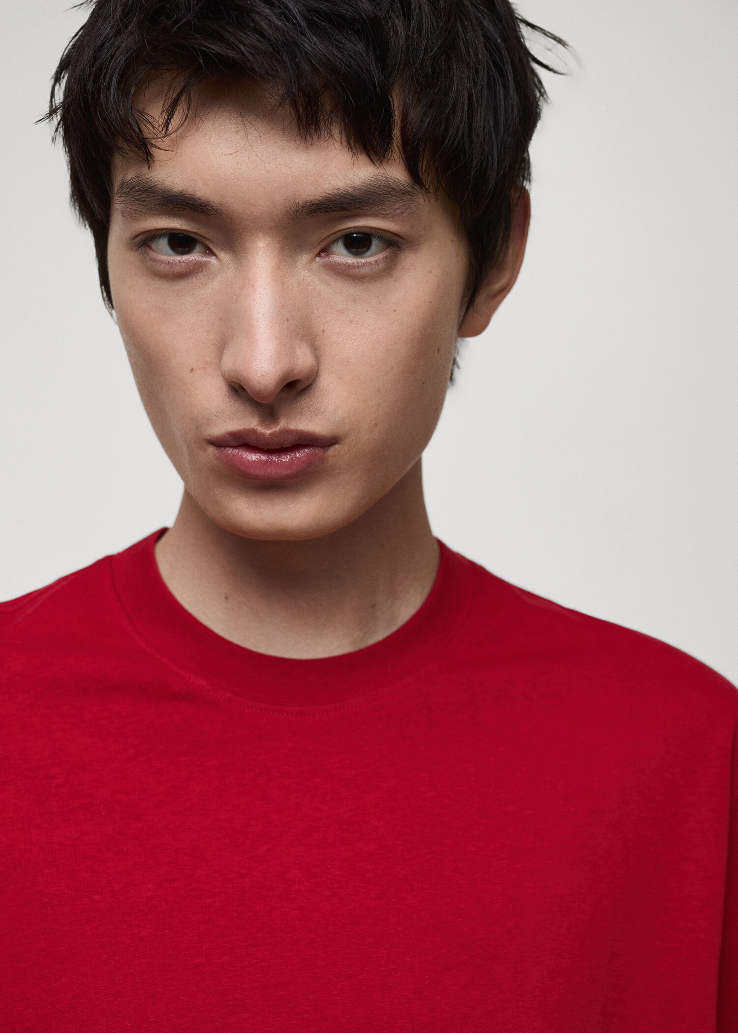 100% cotton t-shirt with printed text - Details of the article 1