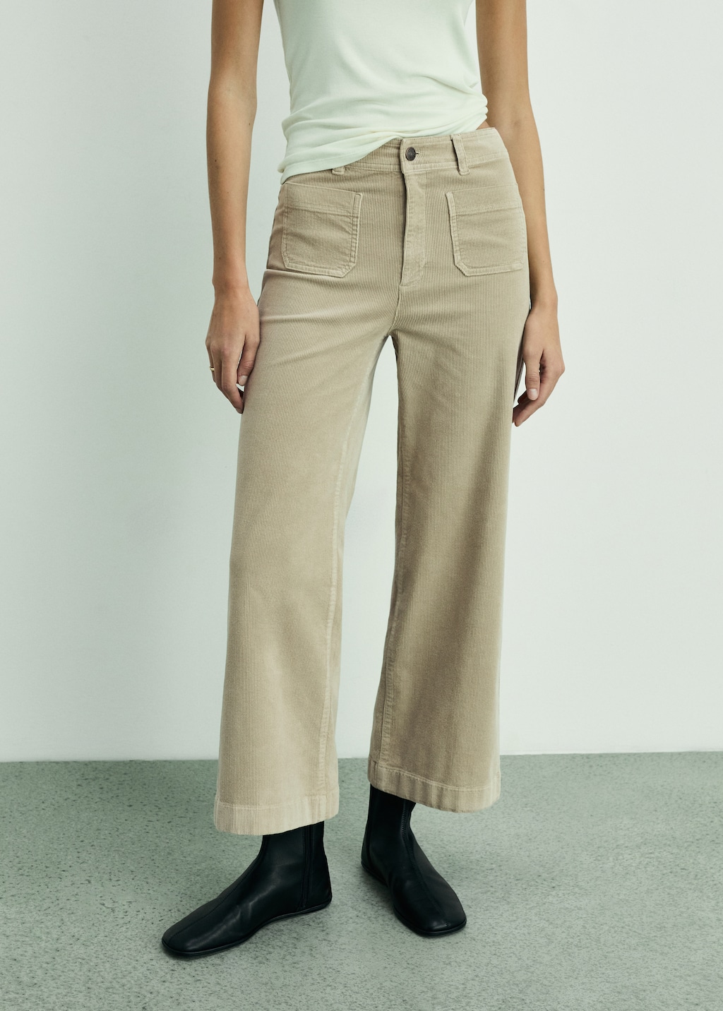 Catherin culotte corduroy pants - Women | MANGO OUTLET USA
