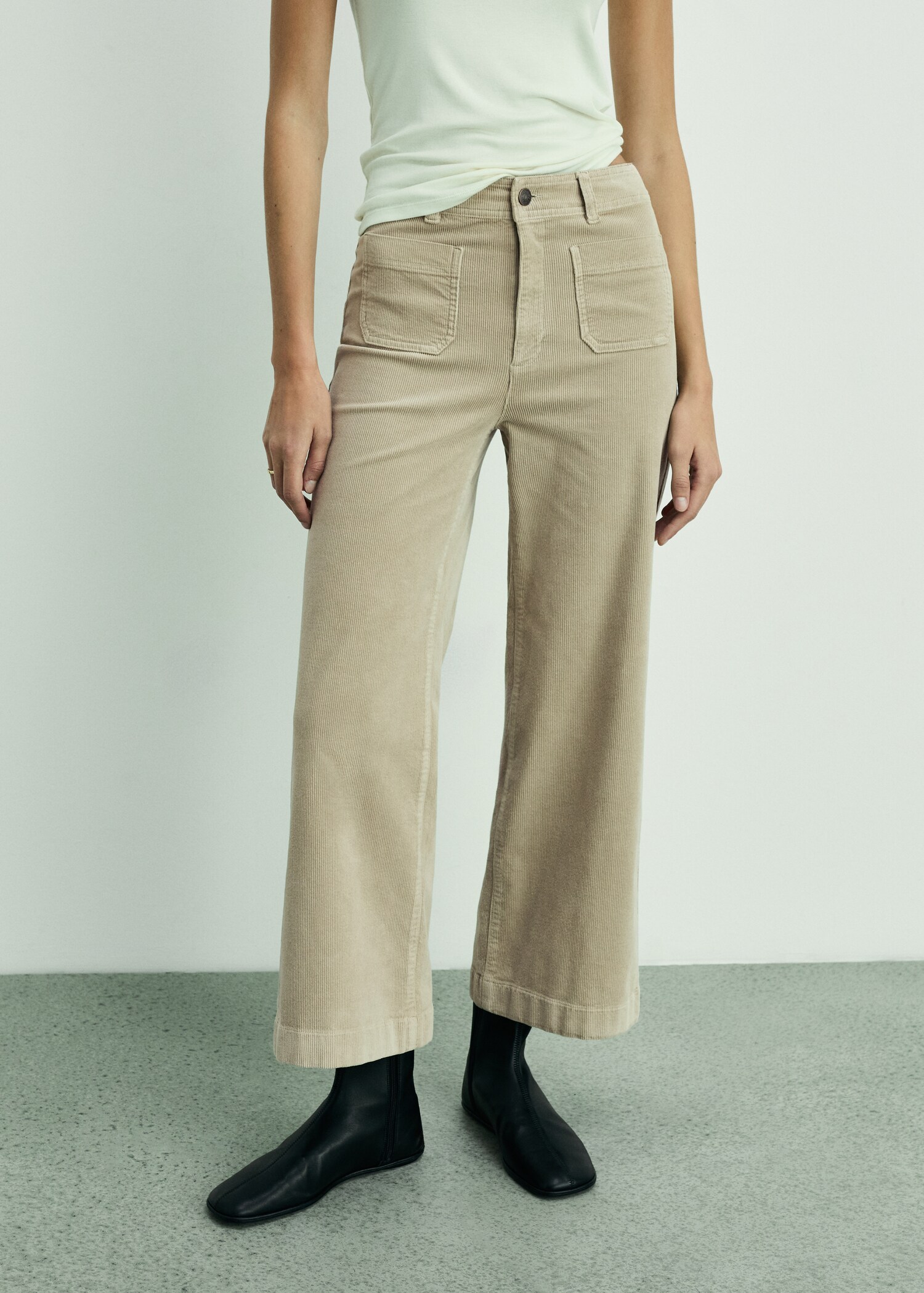Catherin corduroy culotte - Middenvlak