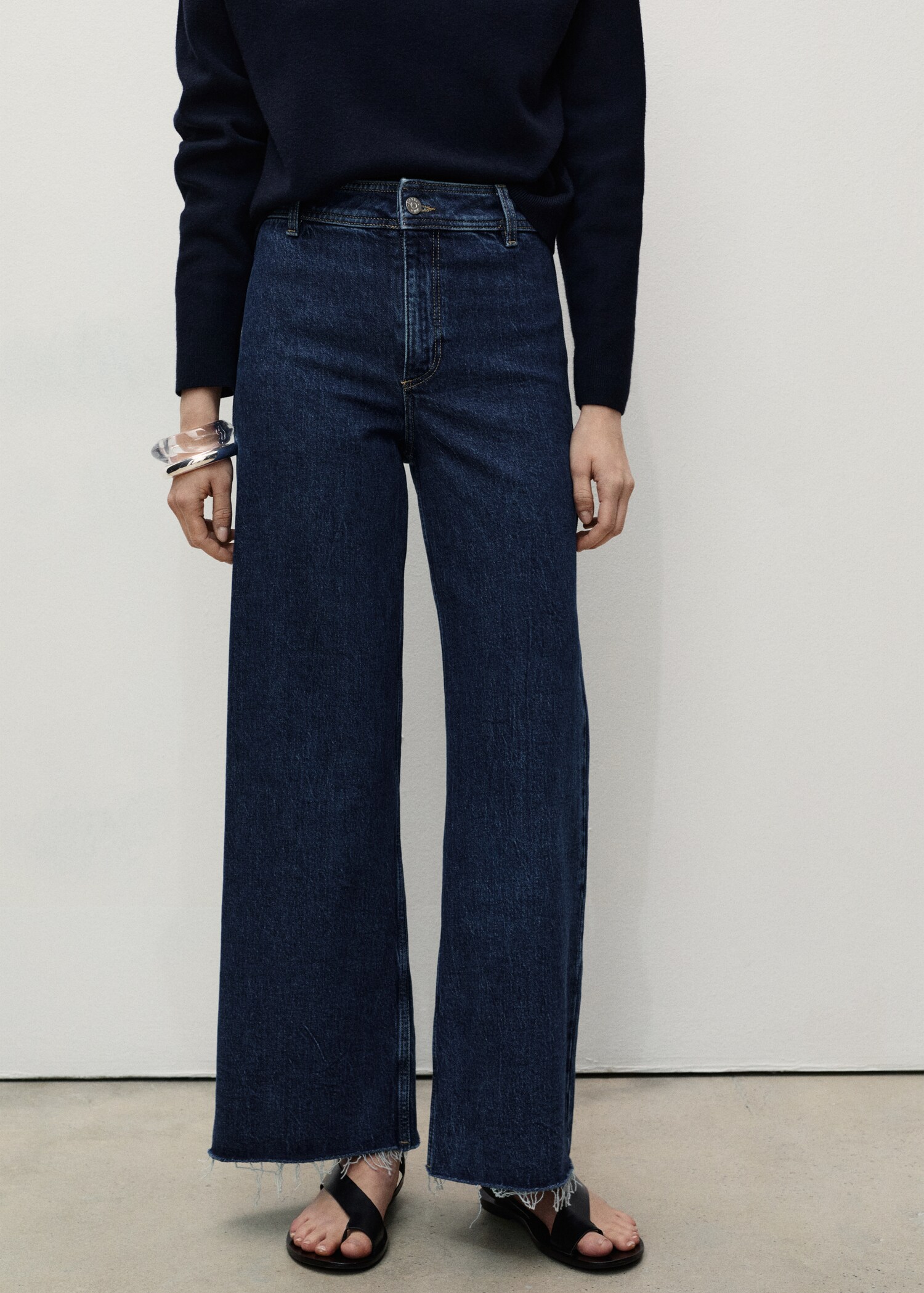 Catherin culotte high-rise jeans - Medium plane