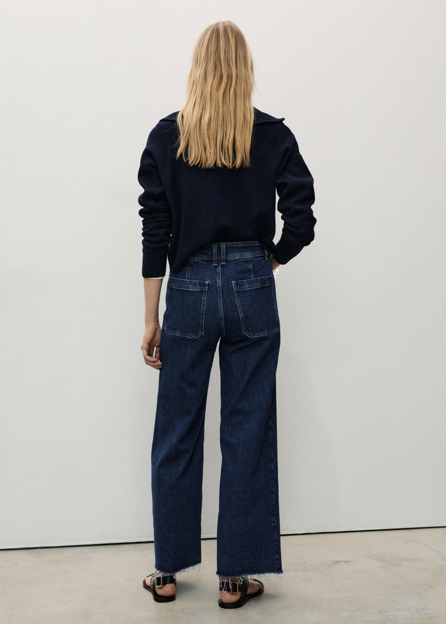 Catherin culotte high-rise jeans - Reverse of the article