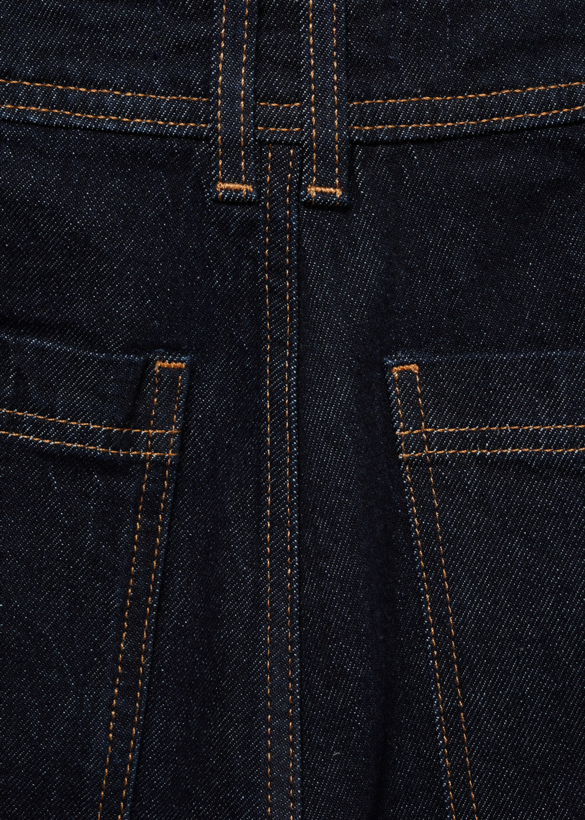 Jean Catherin style jupe-culotte rinse wash - Détail de l'article 0, Bleu. Ref: 87010287-00.