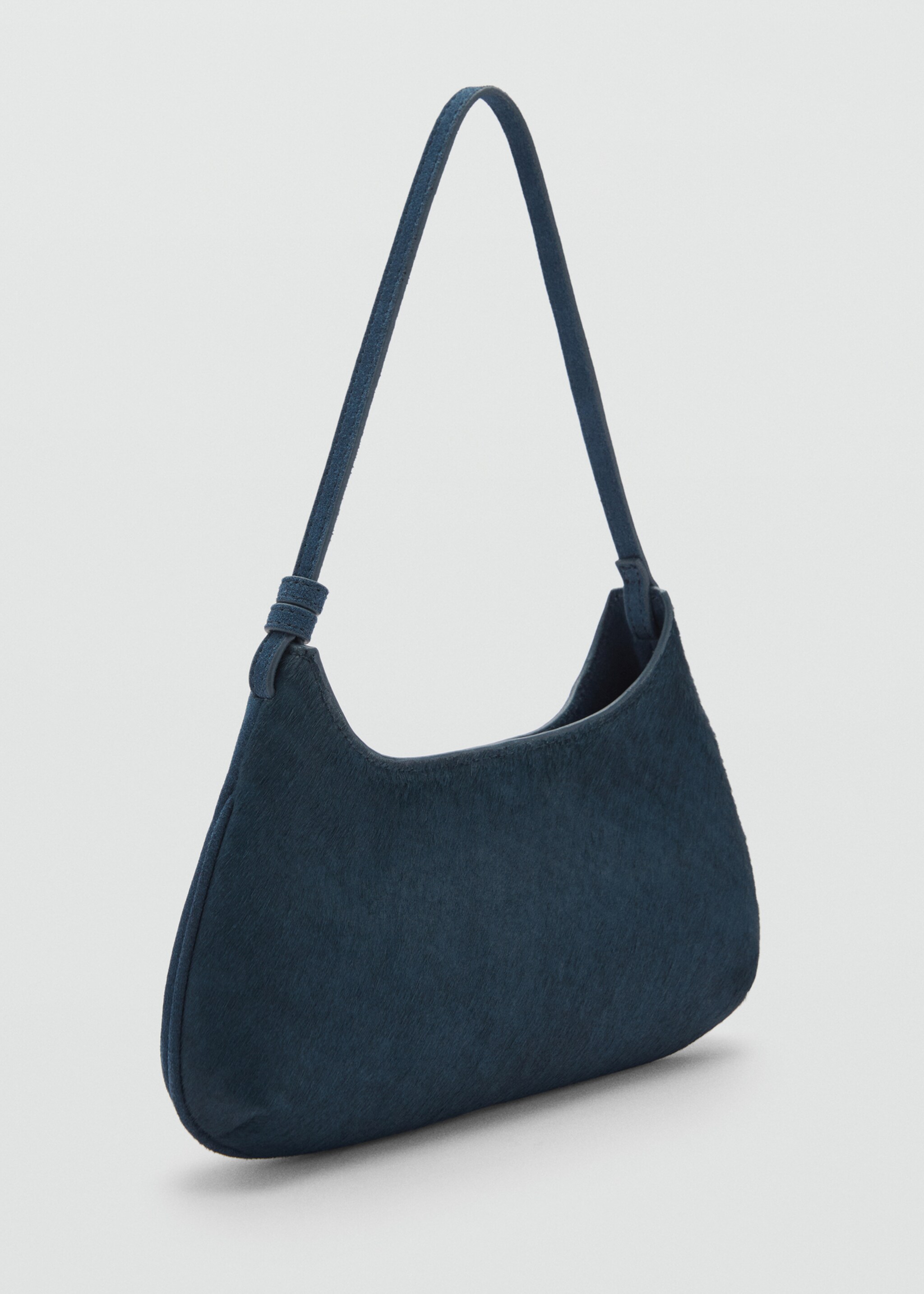Cow leather shoulder bag - Medium plane, Blue. Ref: 87010288-00.