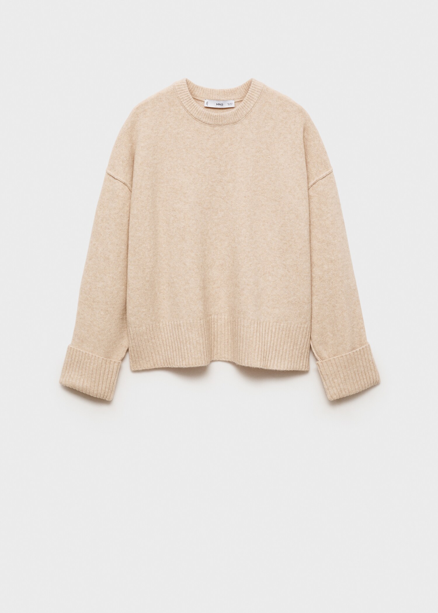 Rolled-up sleeves sweater - Article without model