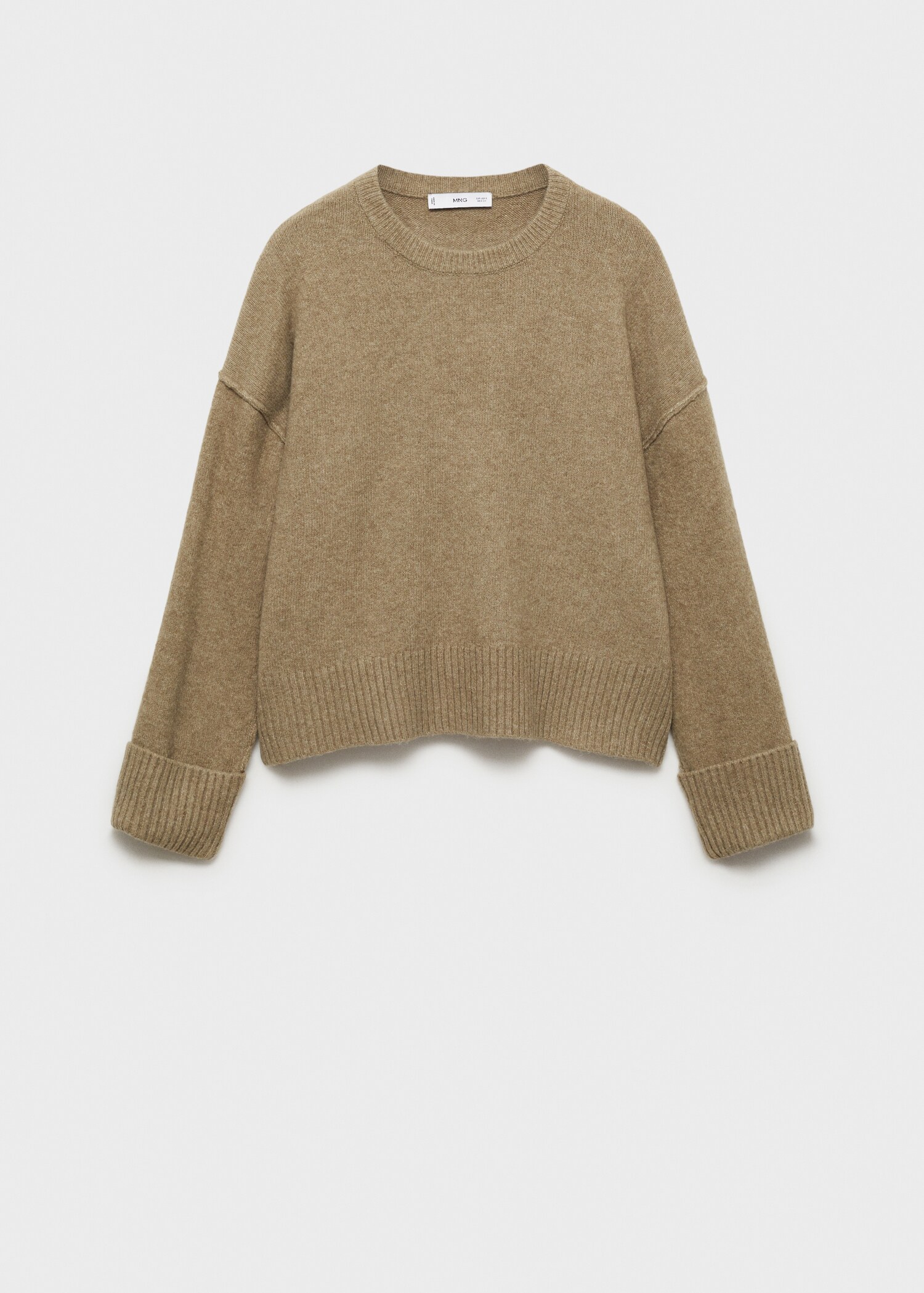 Rolled-up sleeves sweater - Article without model