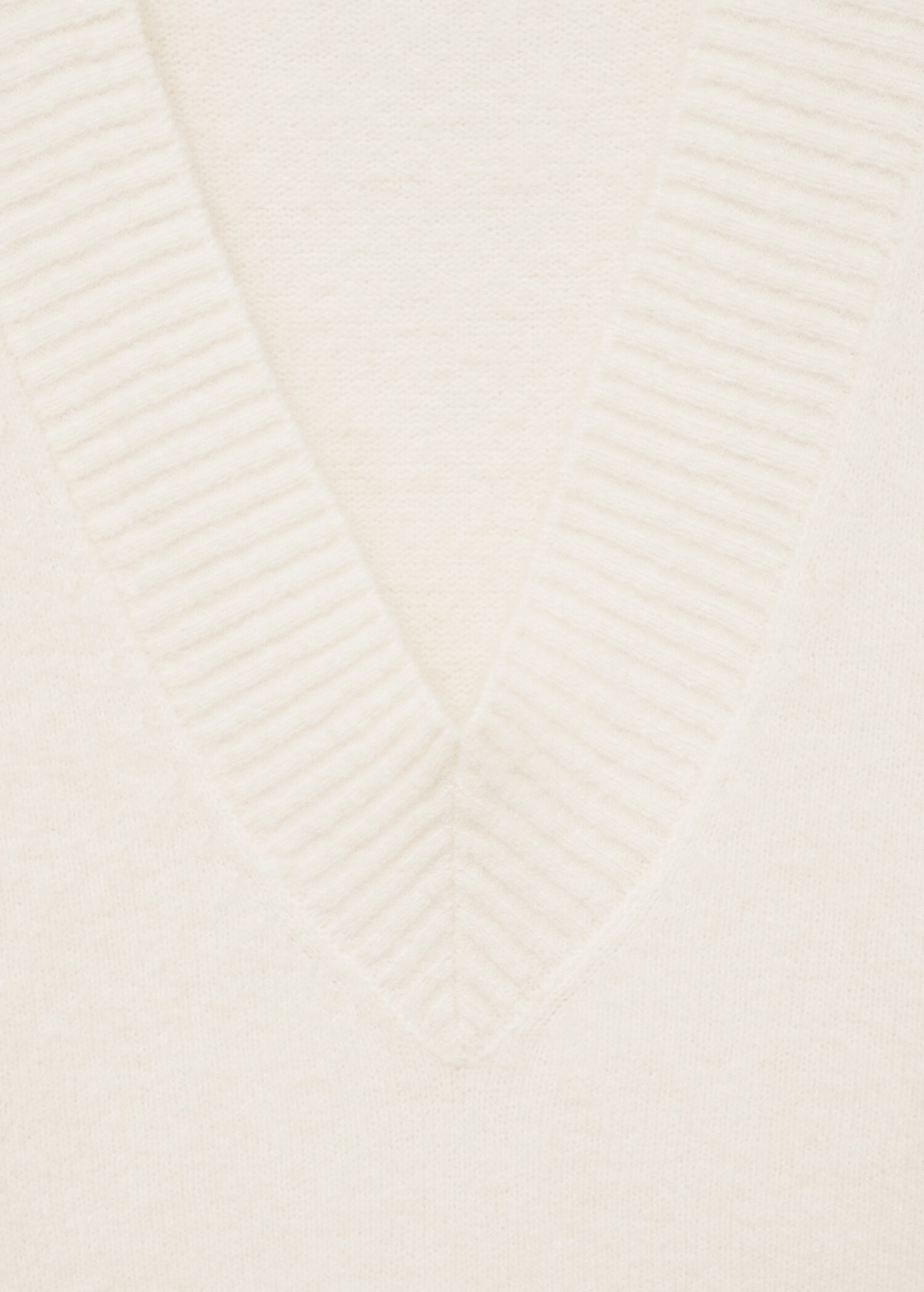 Oversized V-neck sweater - Details of the article 8