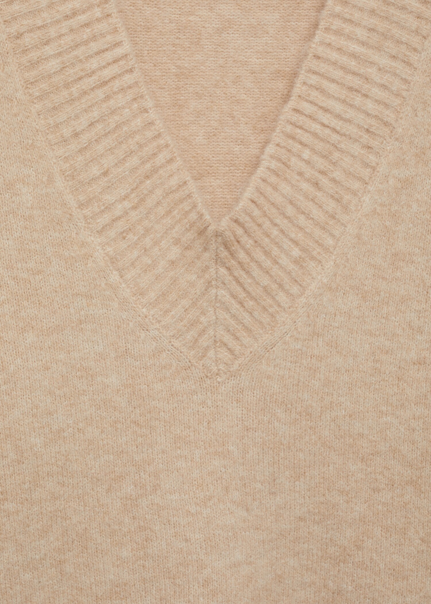 Oversized V-neck sweater - Details of the article 8