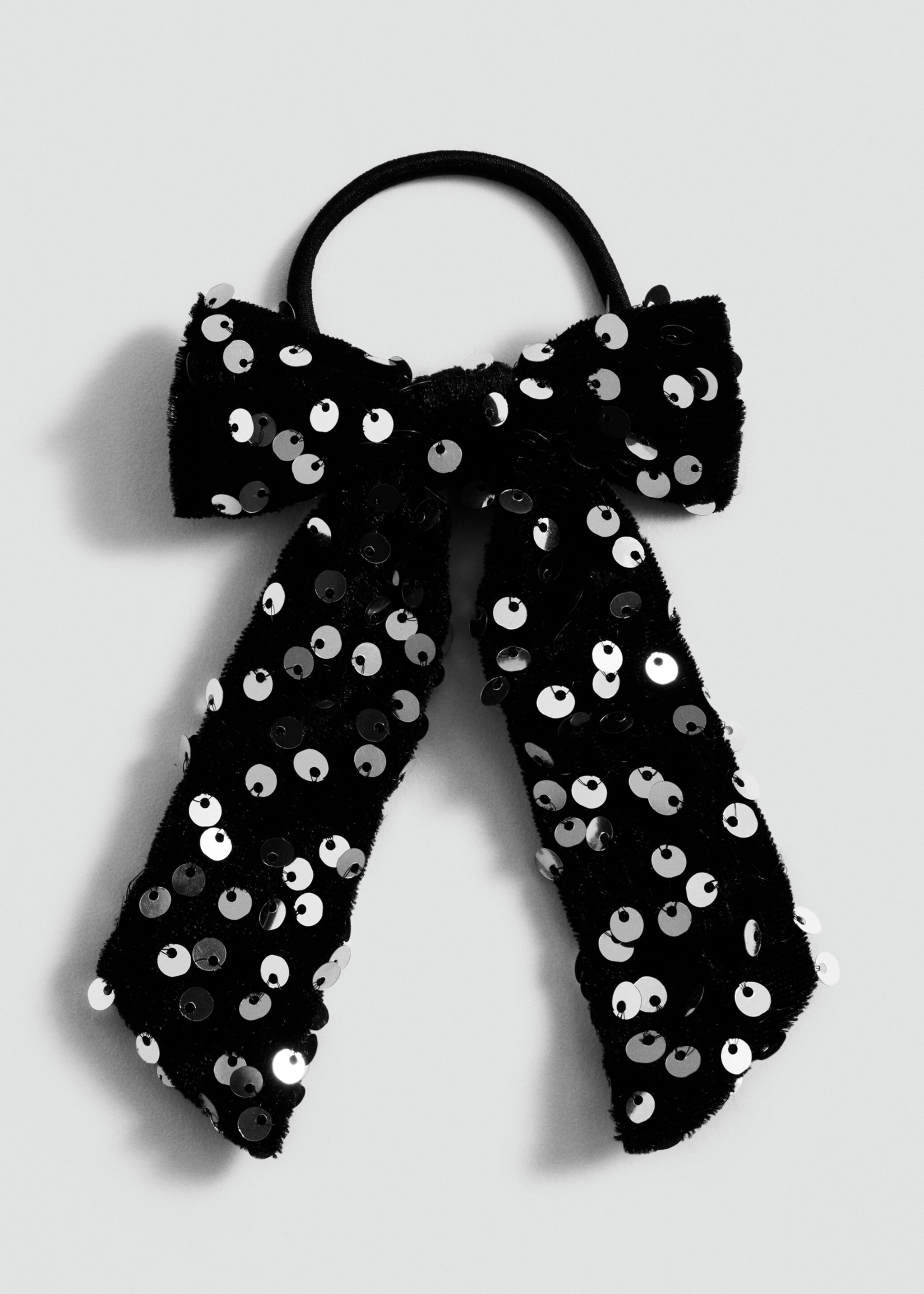 Chouchou nœud - Article sans modèle, Argent. Ref: 87010309-00.