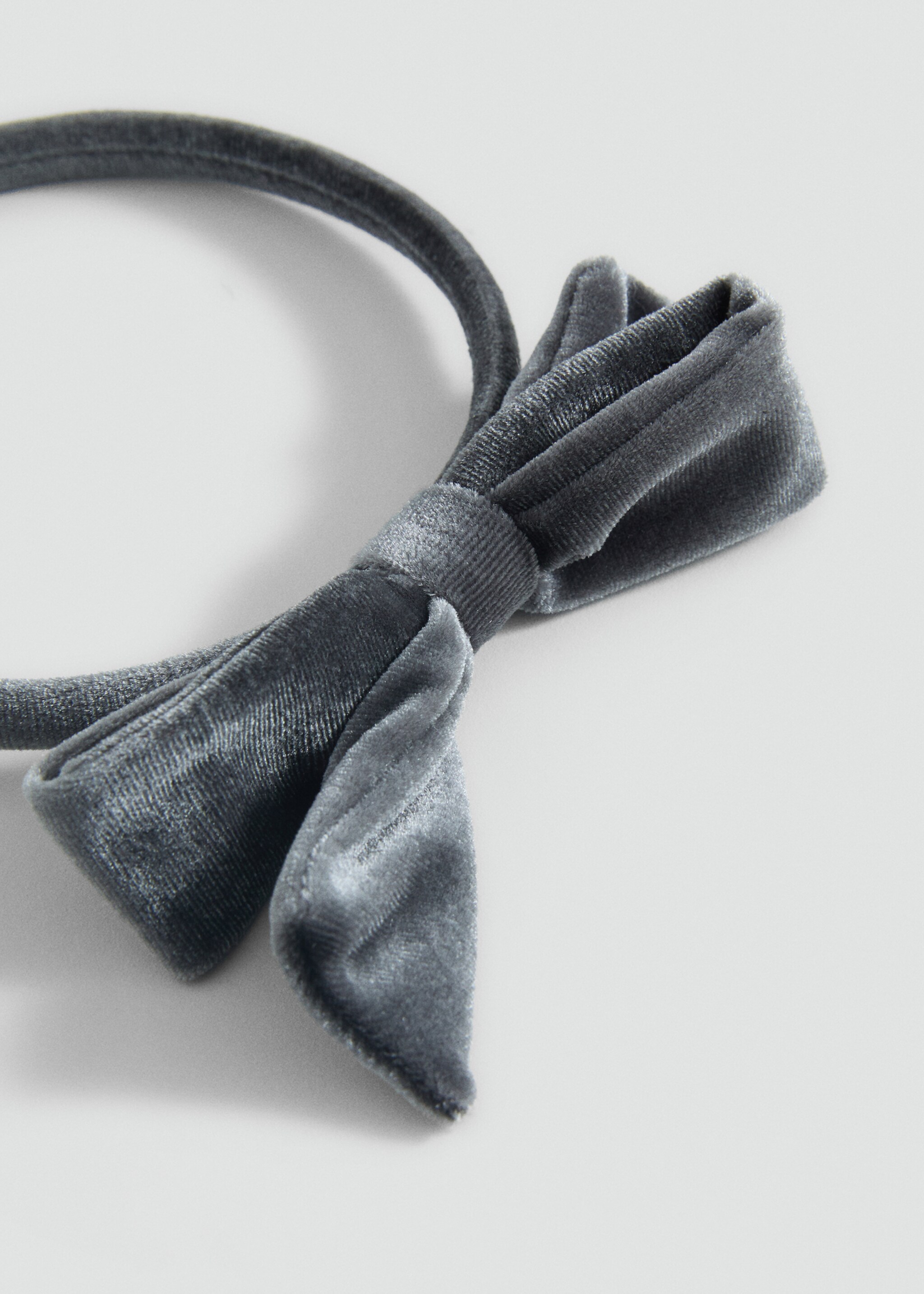 Bow hairband - Medium plane, Grey. Ref: 87010312-00.