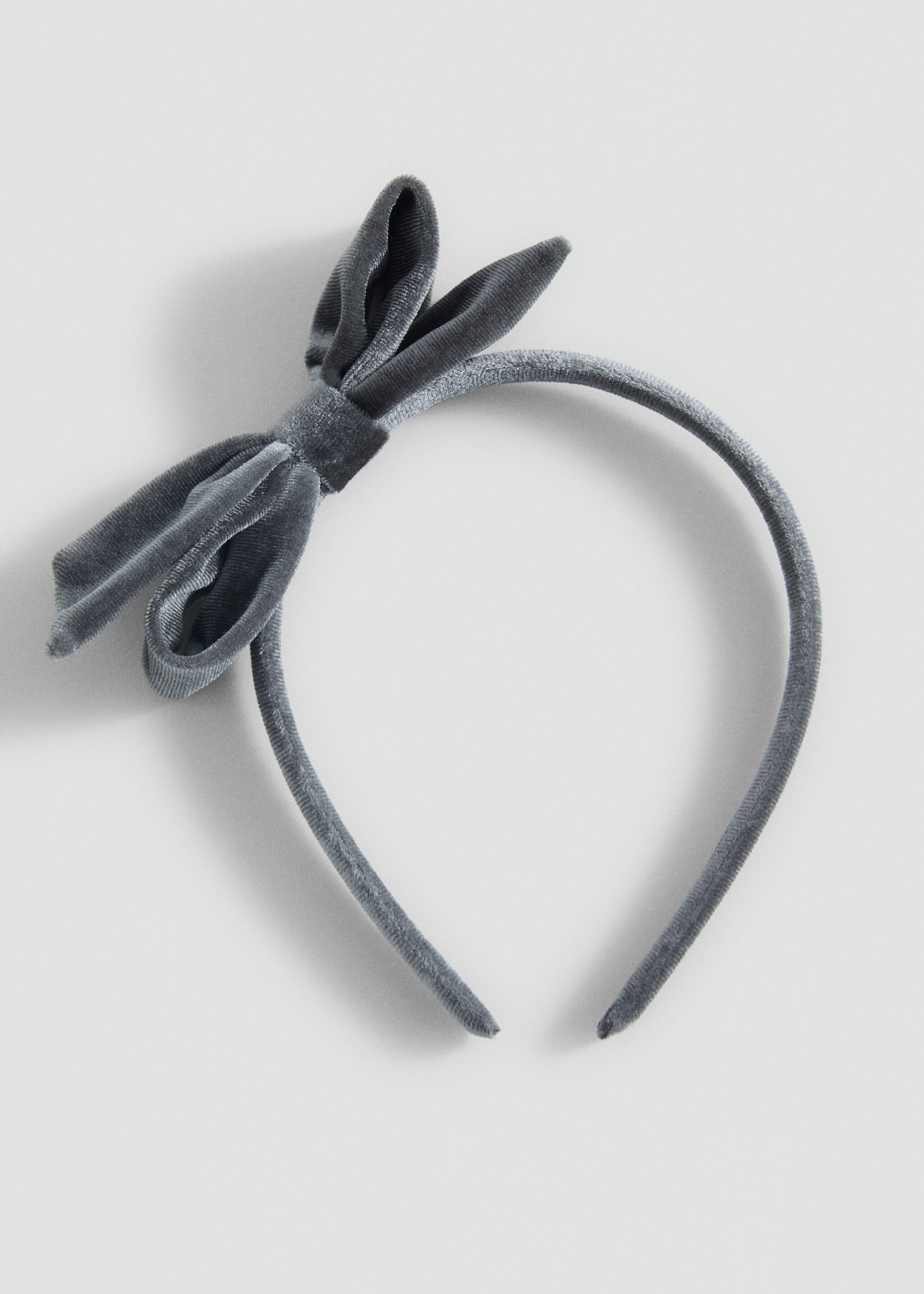 Bow hairband - Article without model, Grey. Ref: 87010312-00.