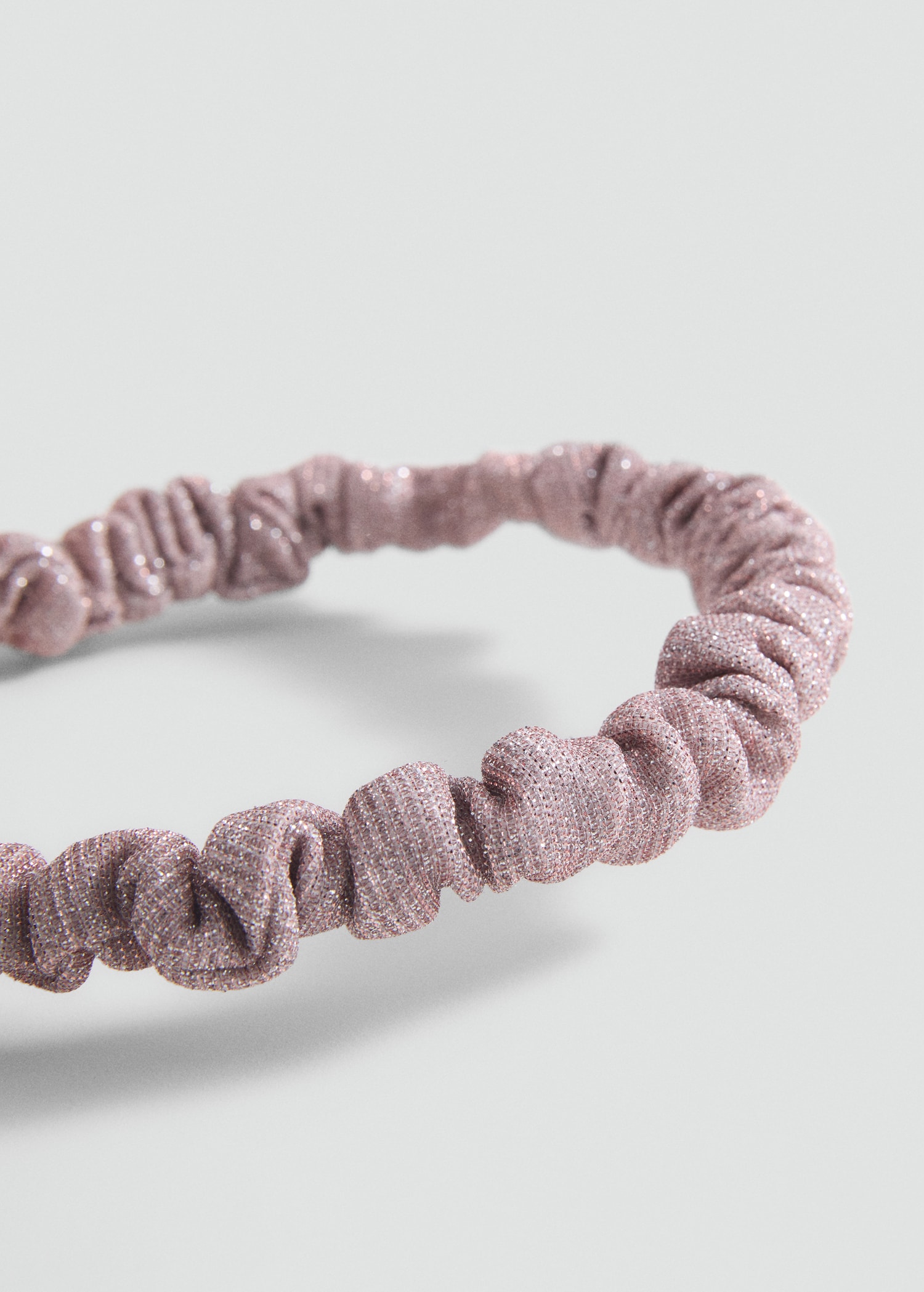 Sparkly Ruched Headband - Medium plane