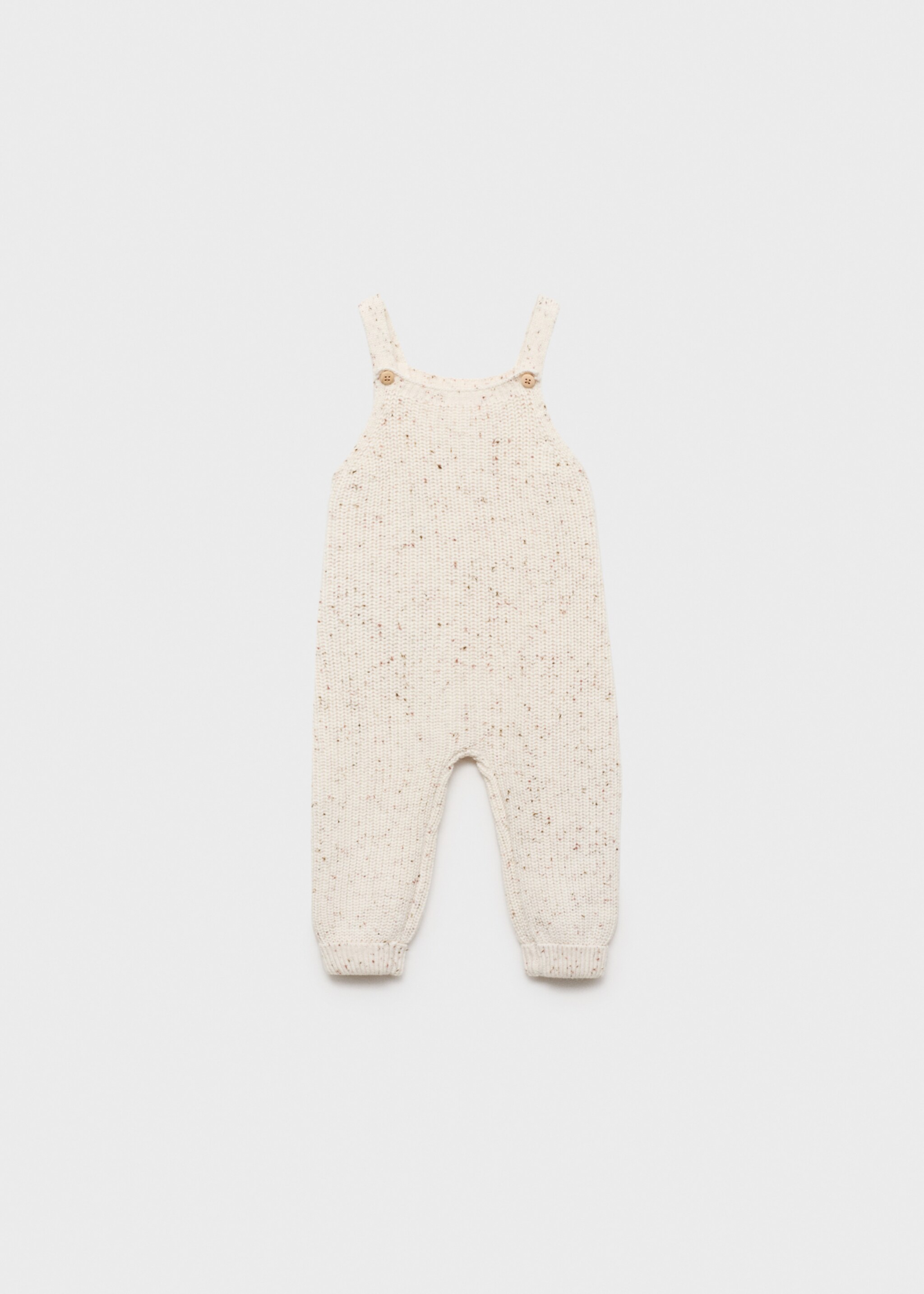 Latzhose aus Bio-Baumwolle - Artikel ohne Model, Ecru. Ref: 87010321-00.