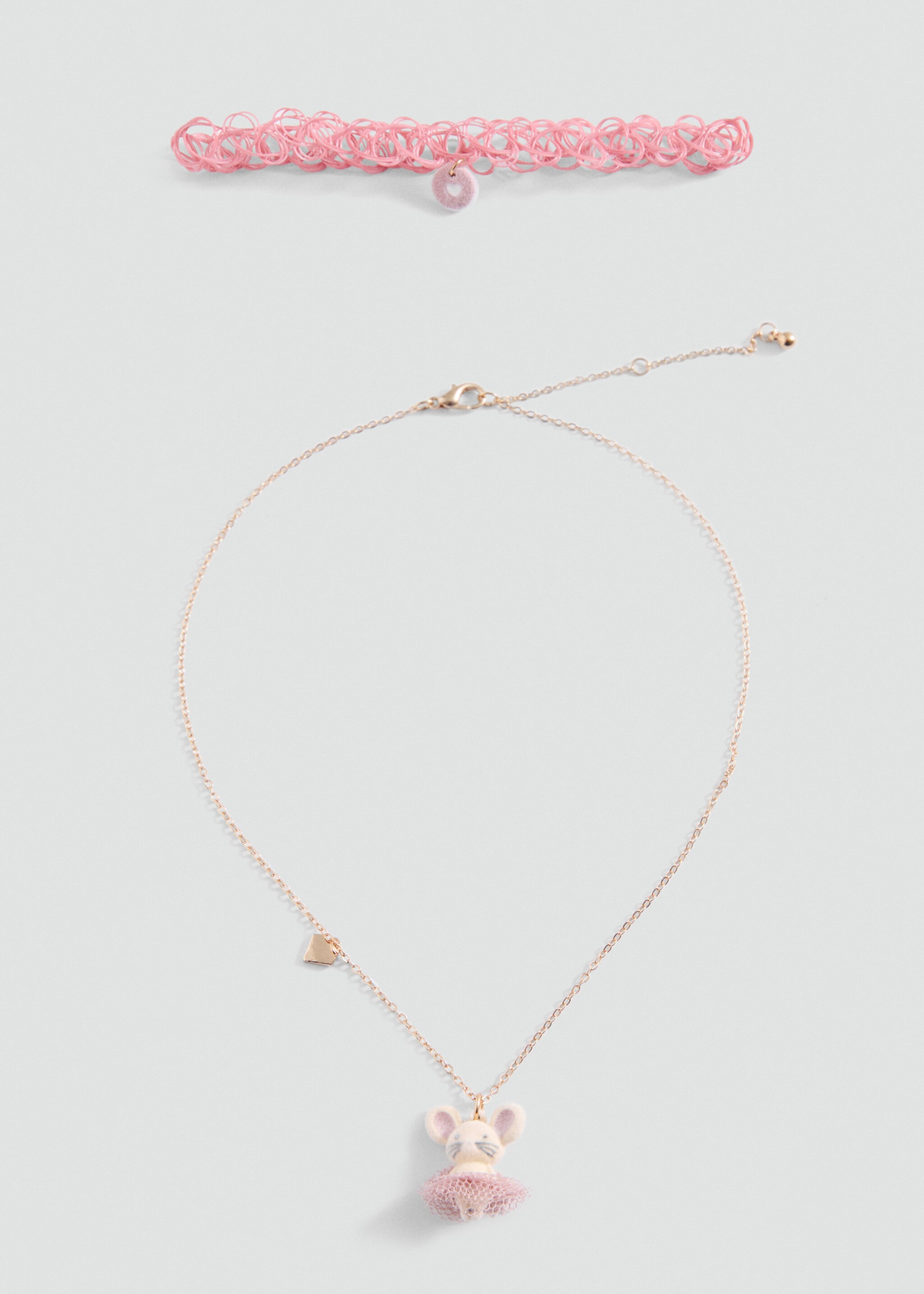 2 pack of necklaces - Article without model, Pale Pink. Ref: 87010325-00.