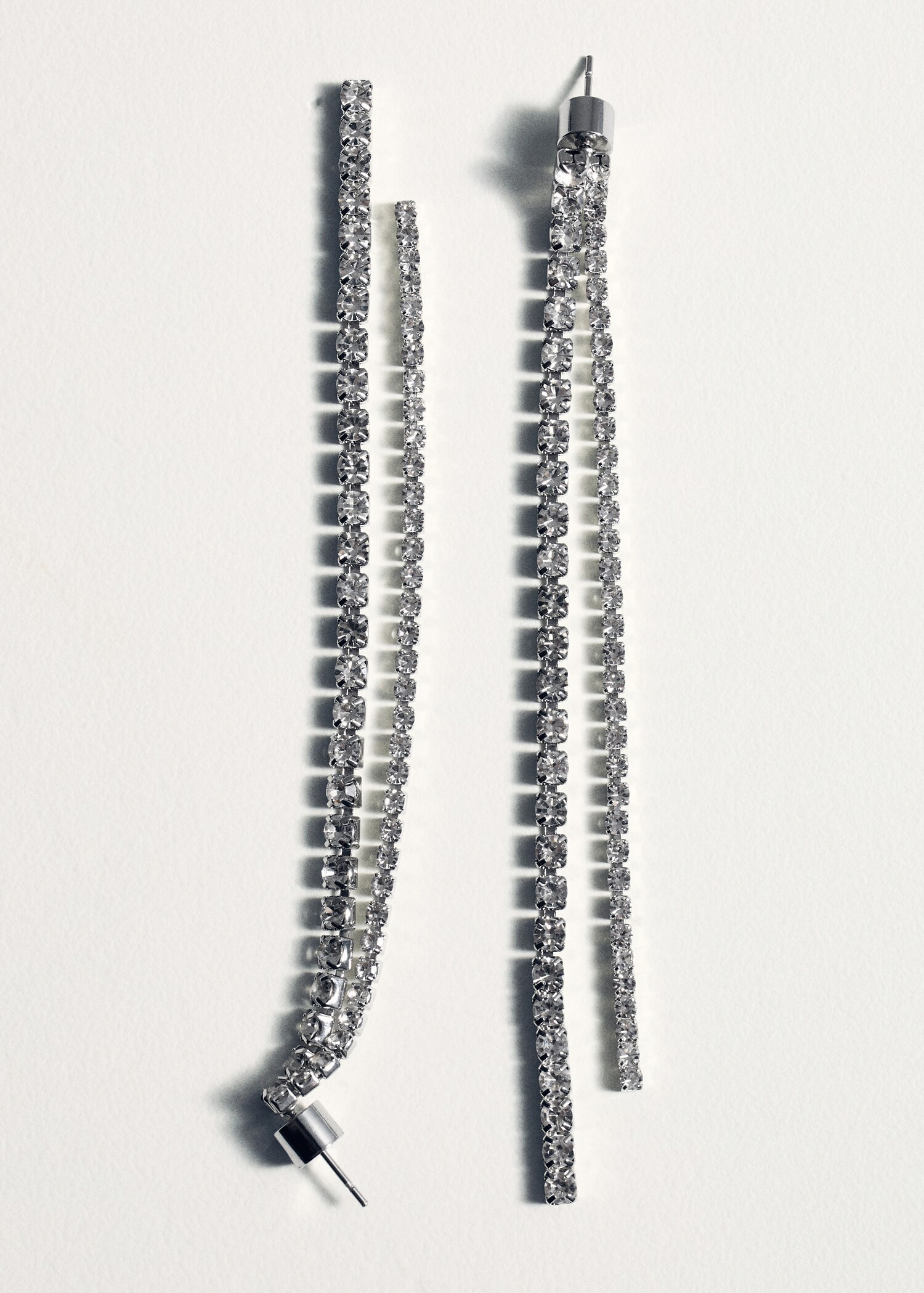 Boucles d'oreilles fil cristaux - Détail de l'article 5