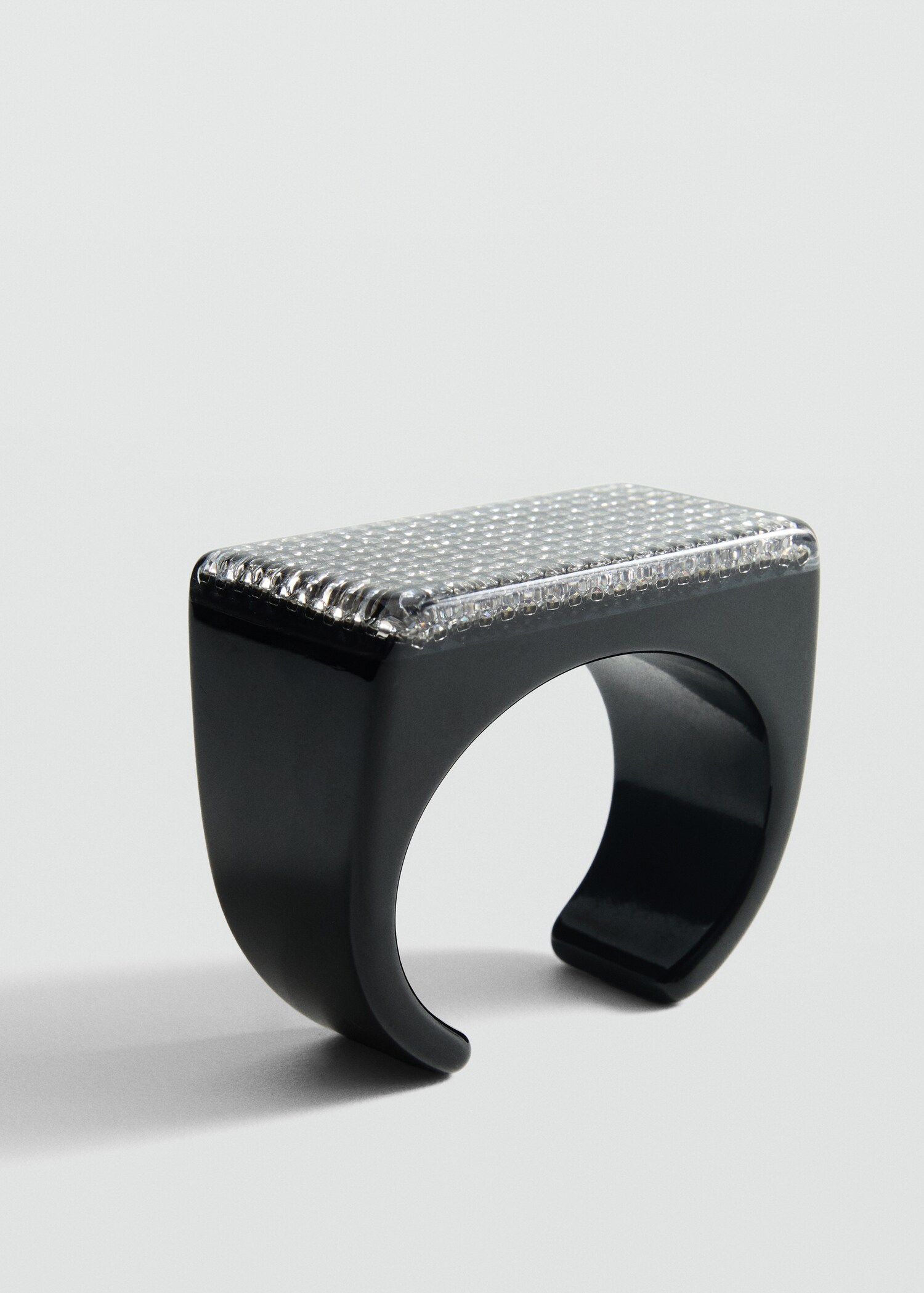 Bracelet rigide cristaux - Plan moyen