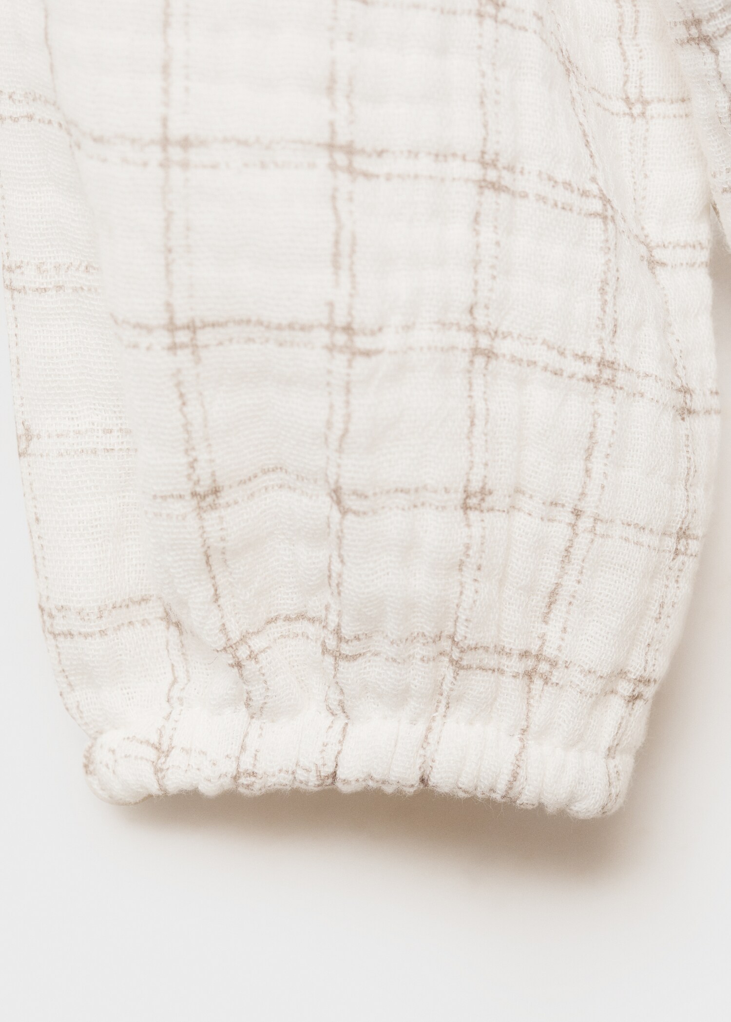 Karierte Baumwollbluse - Detail des Artikels 0