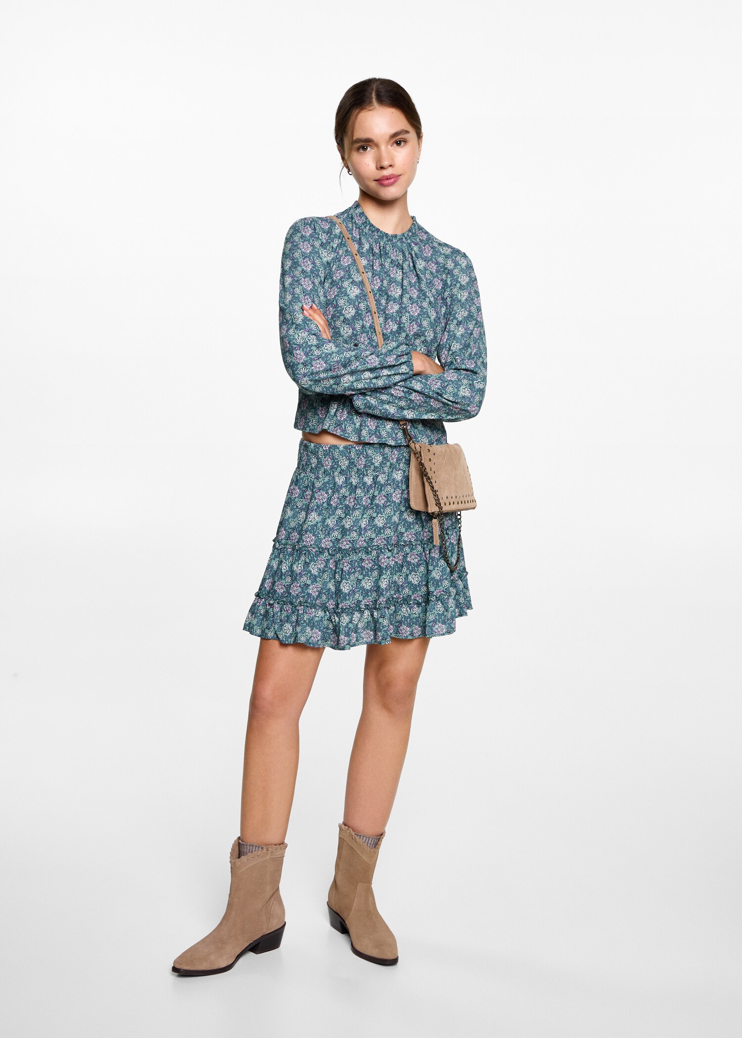 Floral print blouse - Details of the article 2