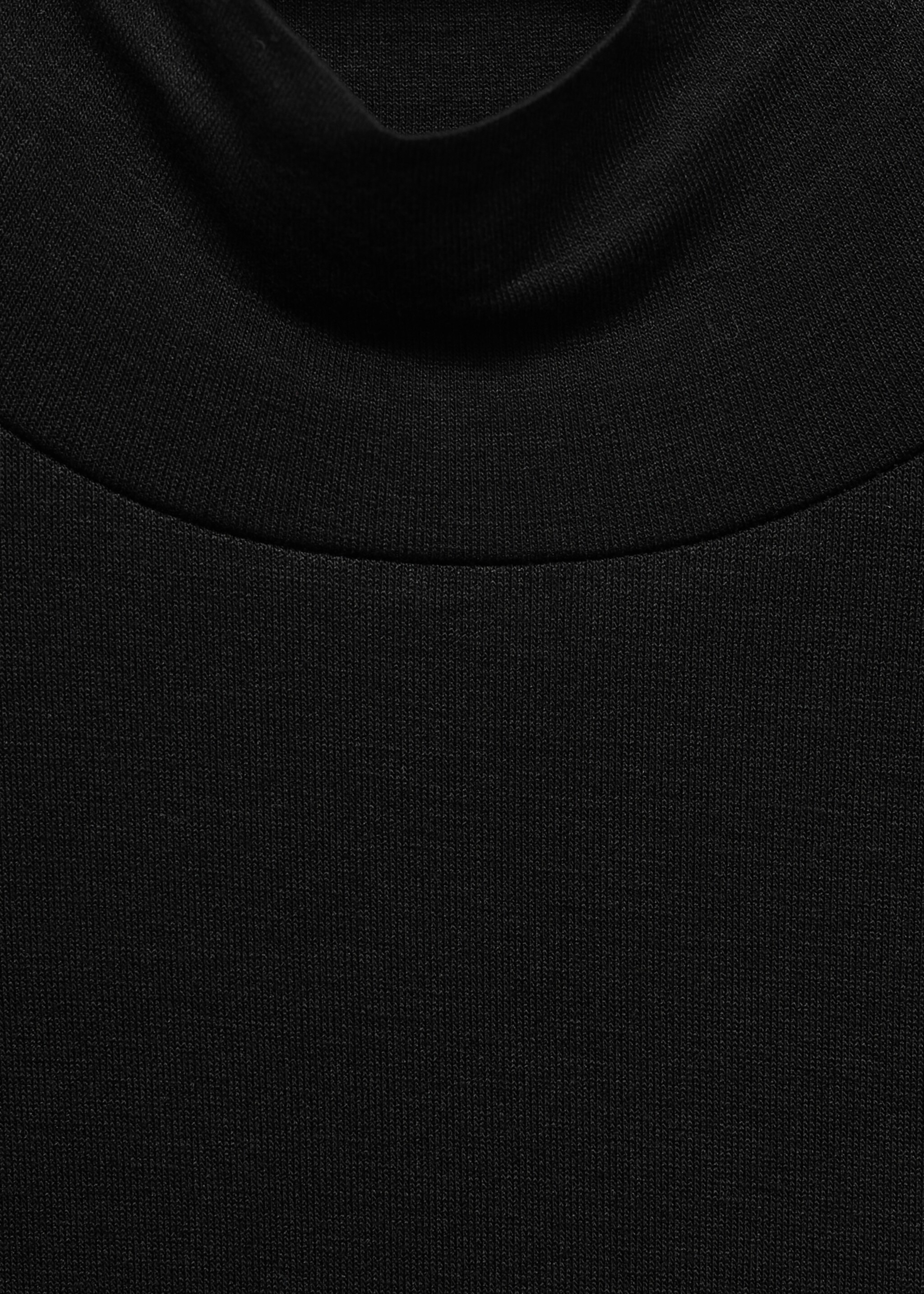 T-shirt manches longues col roulé - Détail de l'article 8, Noir. Ref: 87010430-00.