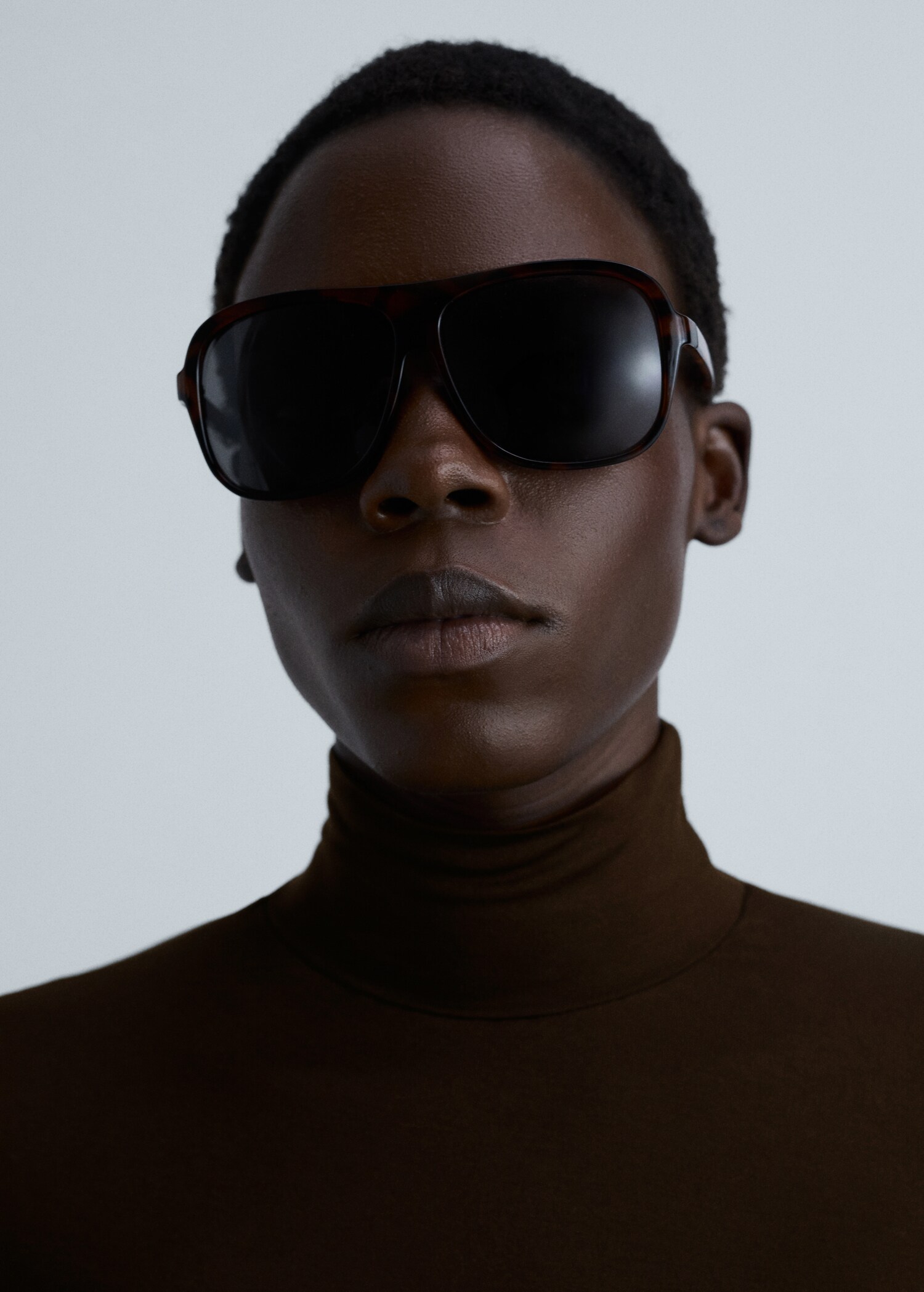 T-shirt manches longues col montant - Détail de l'article 1