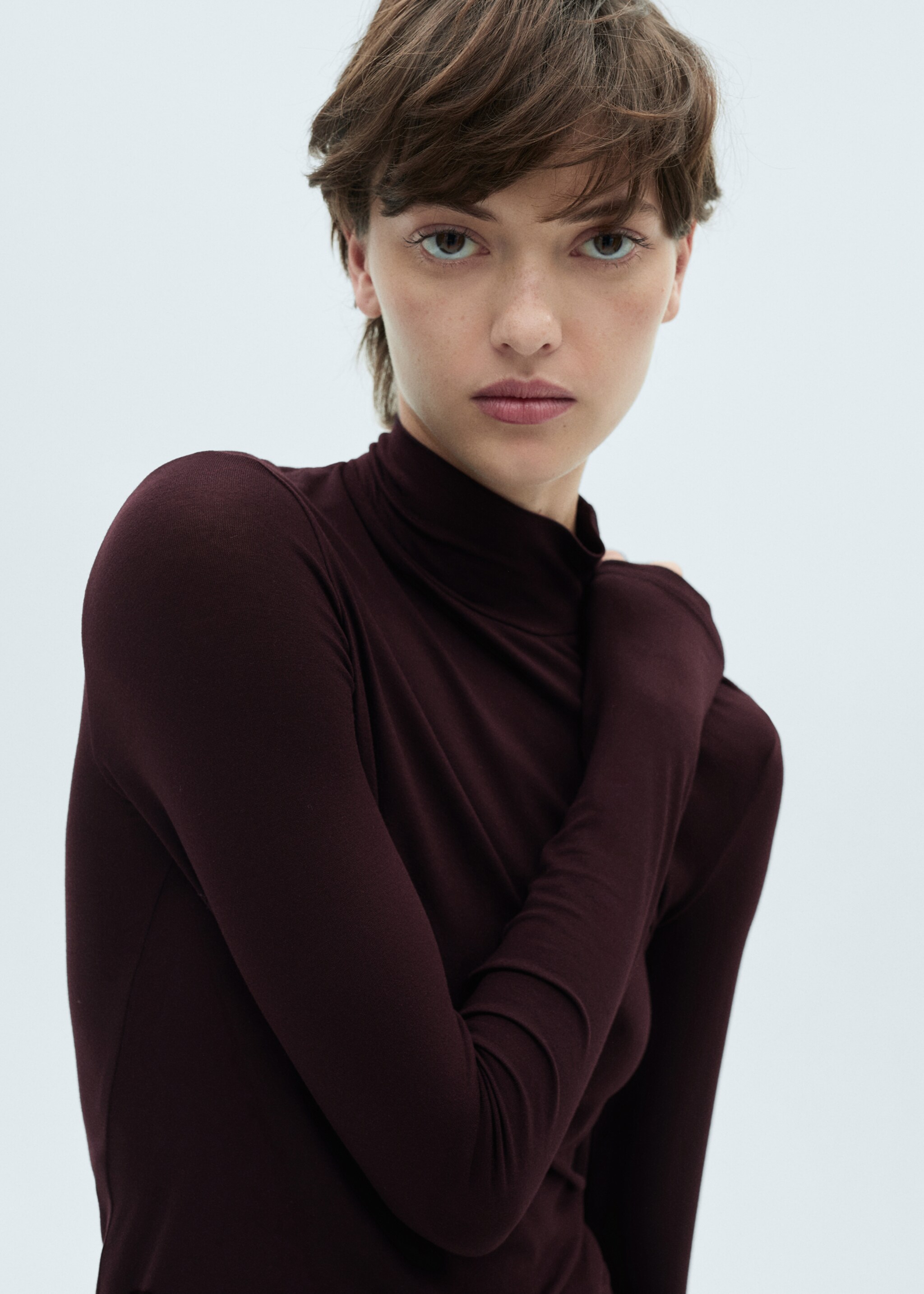 Samarreta màniga llarga coll perkins - Detall de l'article 1, Vi. Ref: 87010432-00.