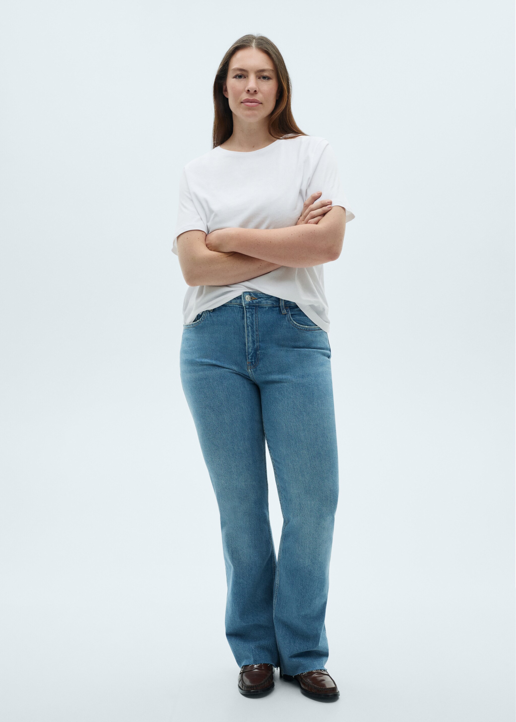 Kortärmad t-shirt bomull - Detaljer om artikeln 3, Vit. Ref: 87010434-00.