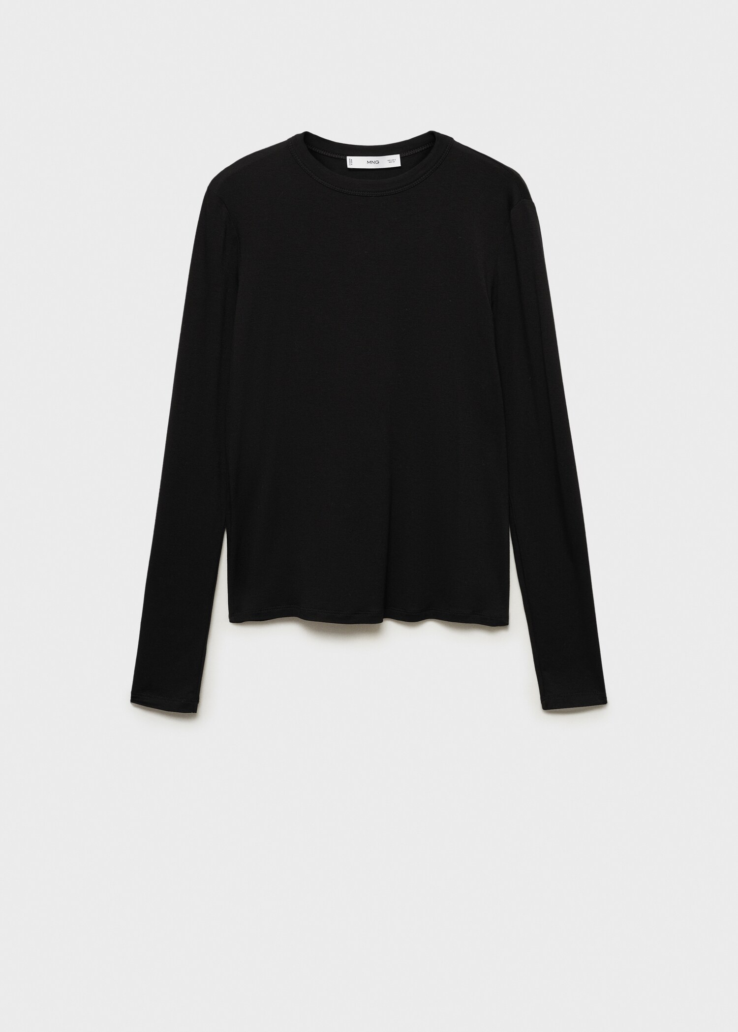 Long-sleeved fitted t-shirt - Article without model