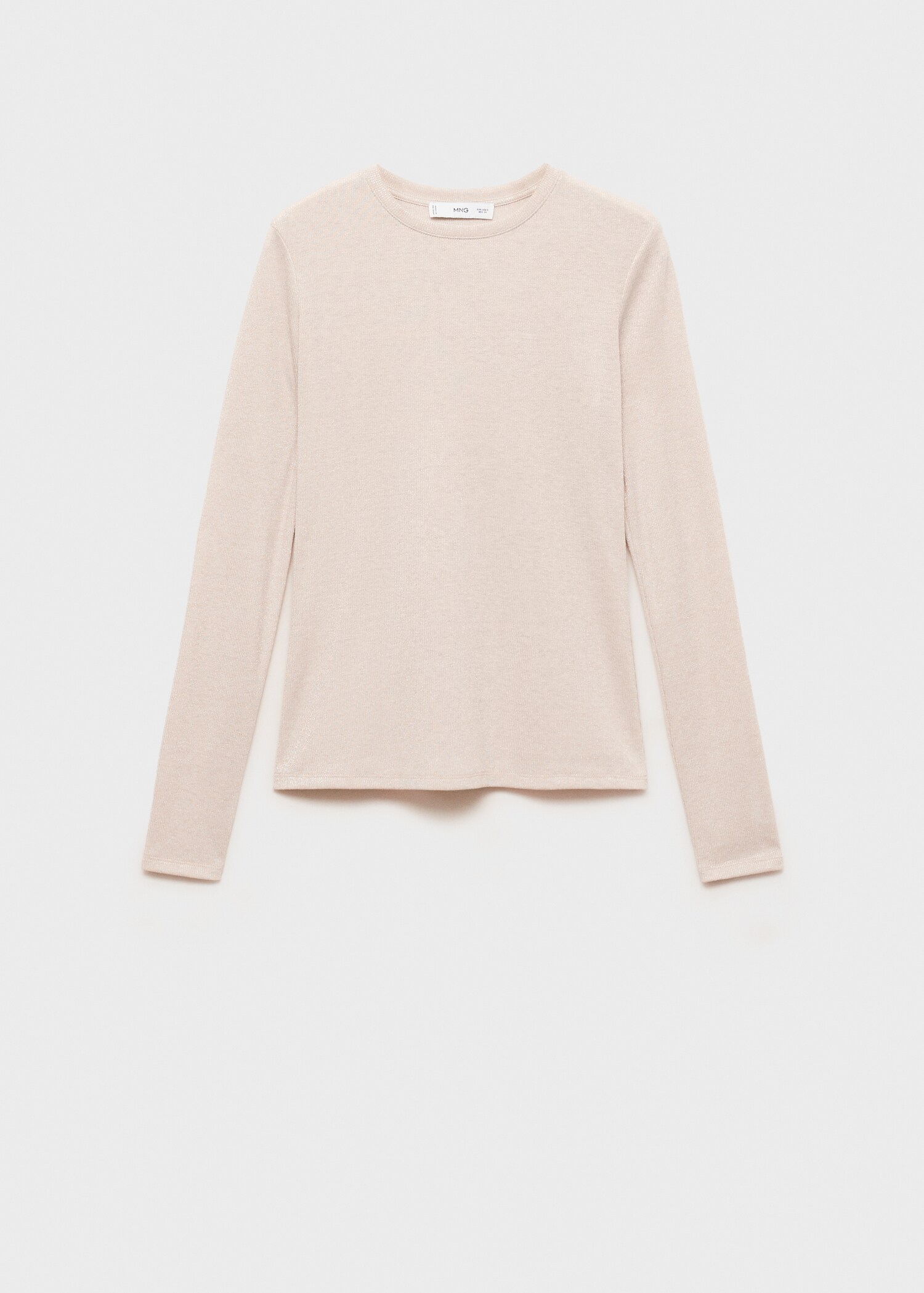 Lurex knitted t-shirt - Article without model